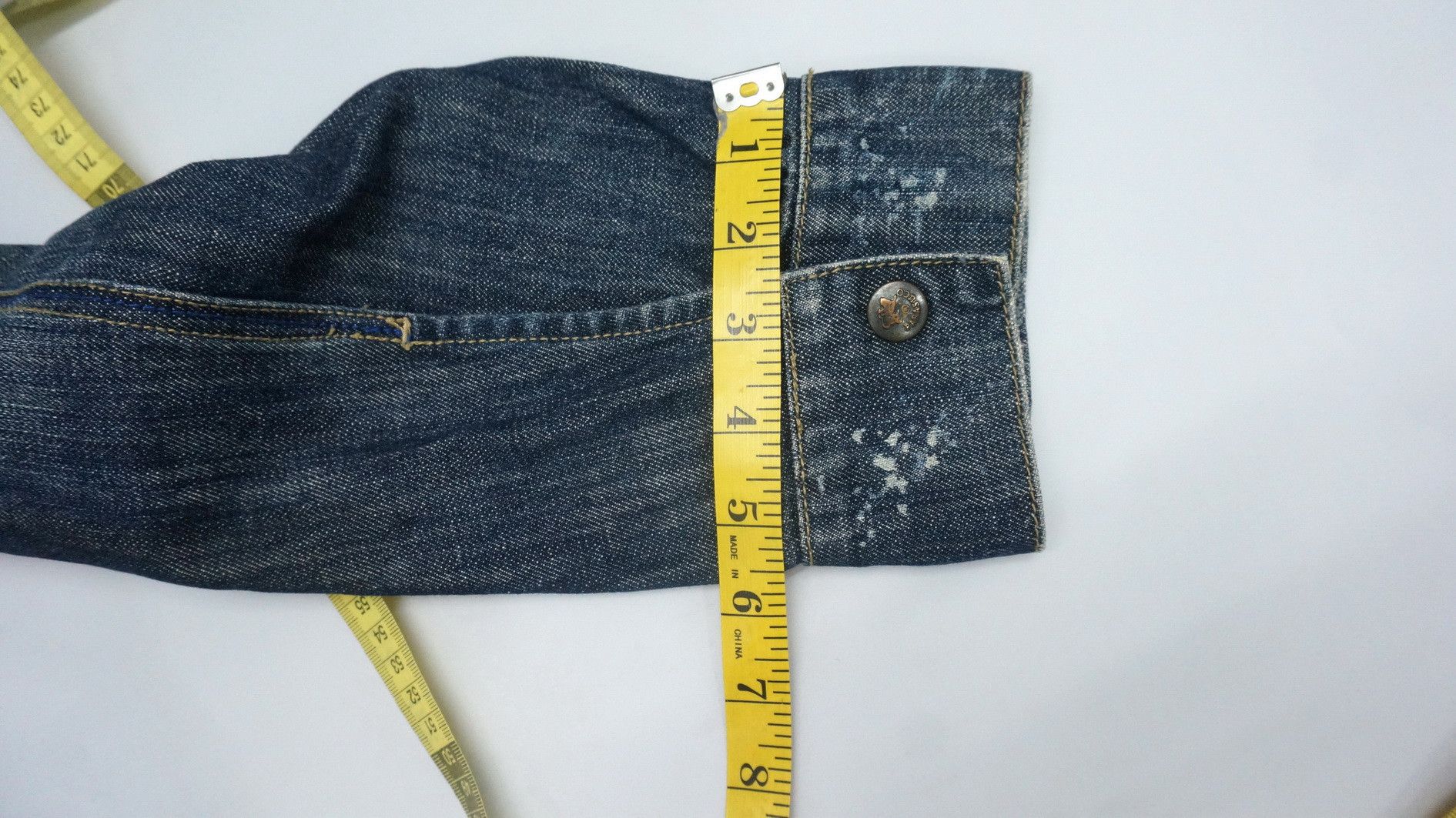 Parasuco DopeVtg! PARASUCO Bikers Buckle Distressed Denim Jacket Size US M / EU 48-50 / 2 - 22 Thumbnail