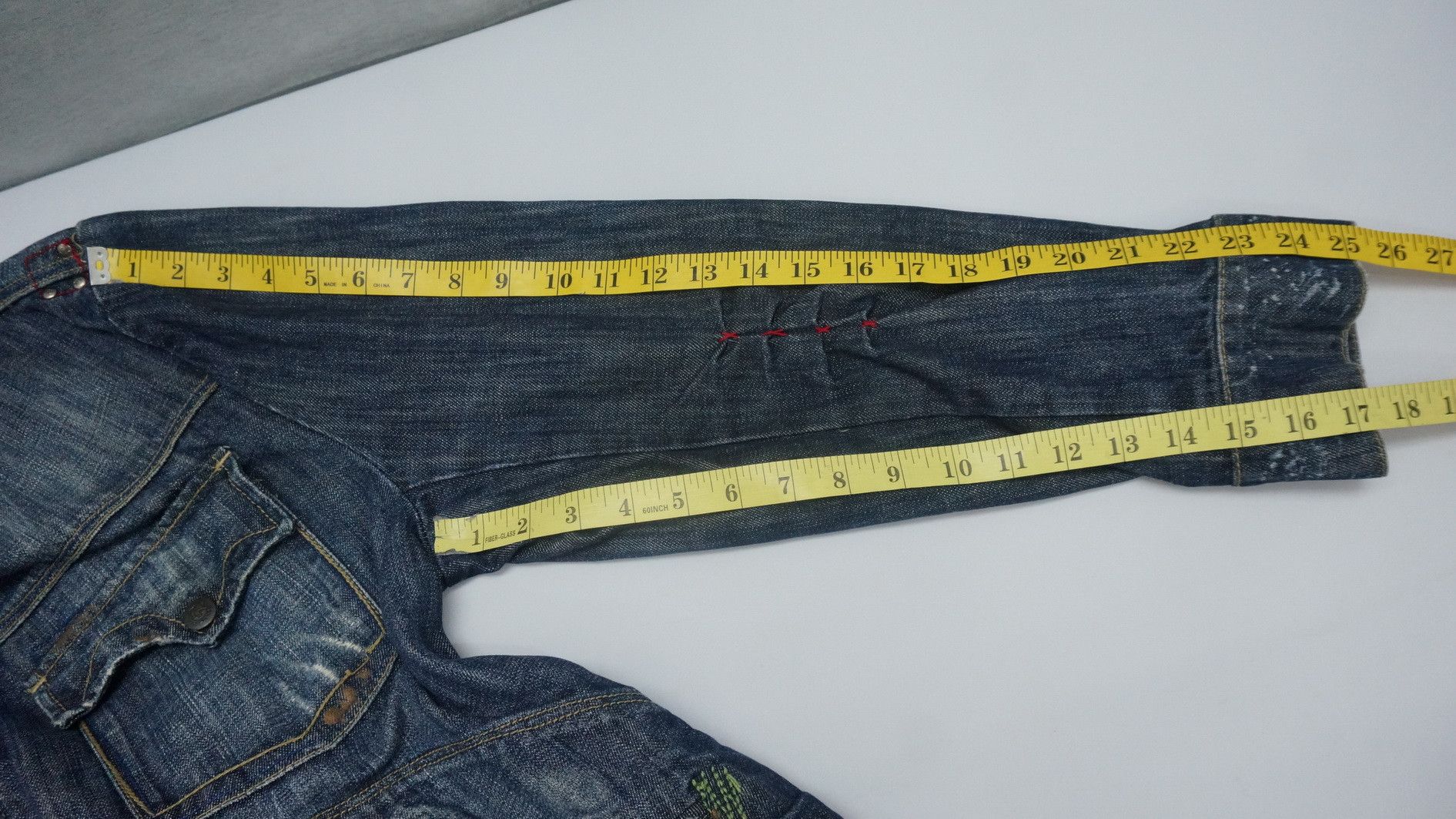 Parasuco DopeVtg! PARASUCO Bikers Buckle Distressed Denim Jacket Size US M / EU 48-50 / 2 - 20 Thumbnail