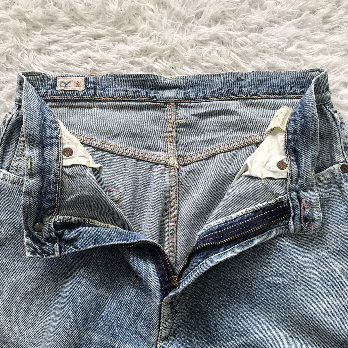 45rpm Distress R 45 Rpm Denim Jeans Pant Size US 30 / EU 46 - 18 Thumbnail