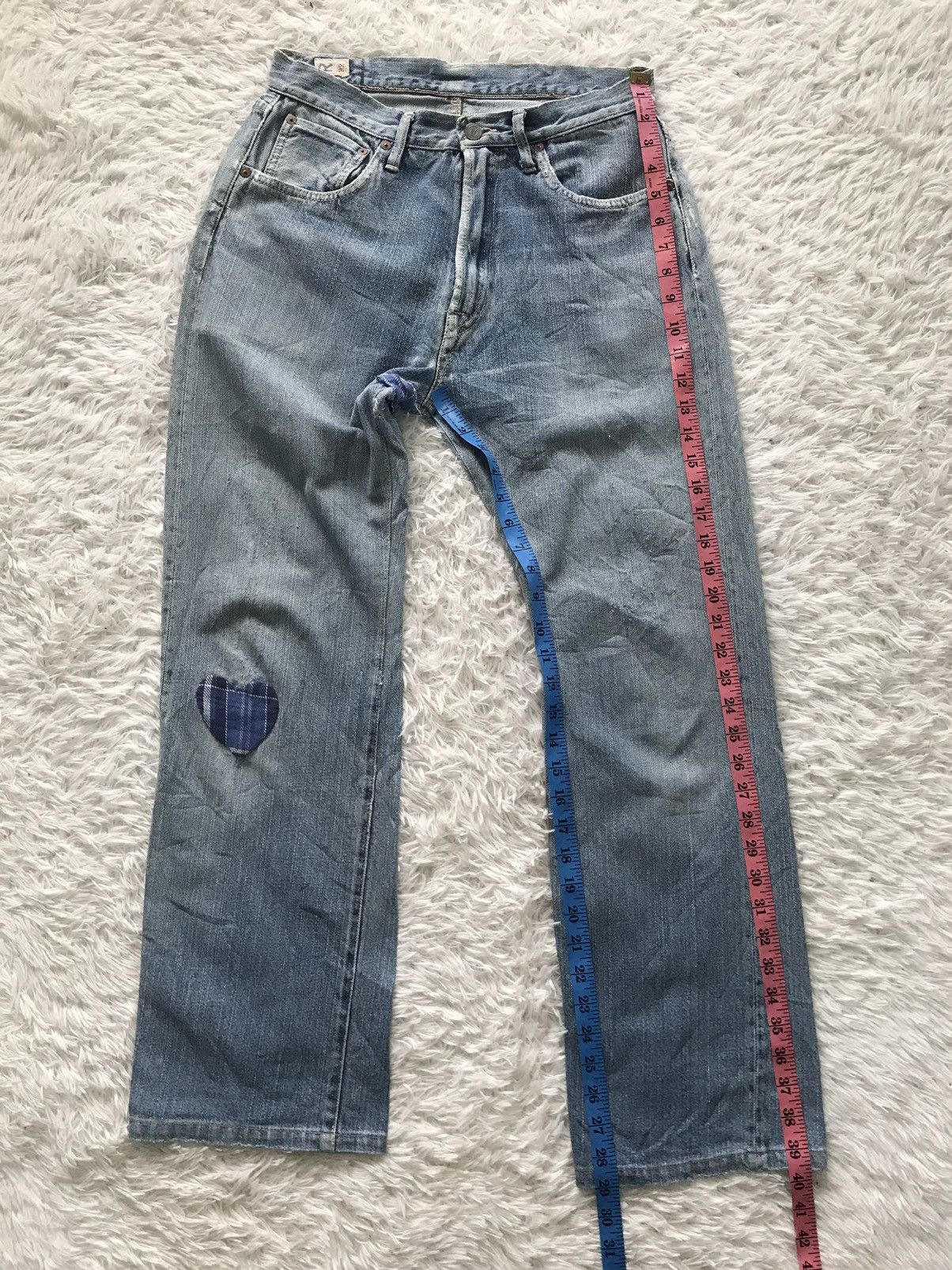 45rpm Distress R 45 Rpm Denim Jeans Pant Size US 30 / EU 46 - 20 Thumbnail