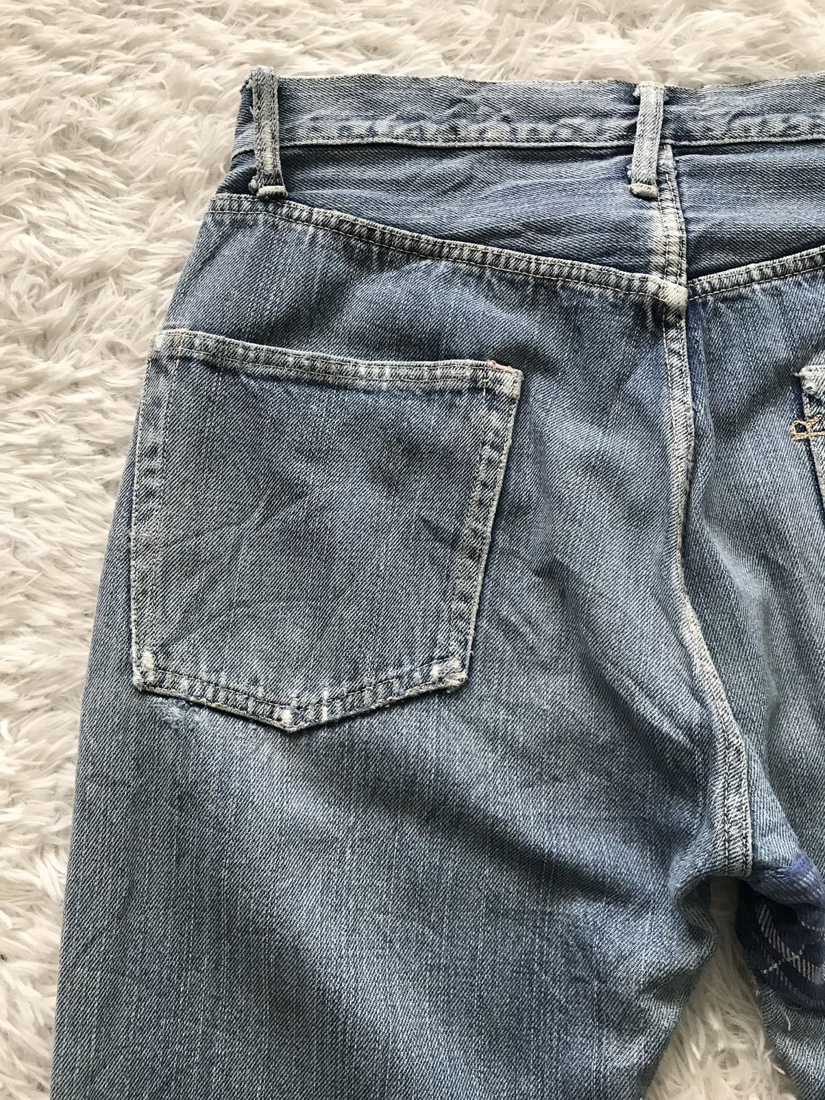 45rpm Distress R 45 Rpm Denim Jeans Pant Size US 30 / EU 46 - 14 Thumbnail