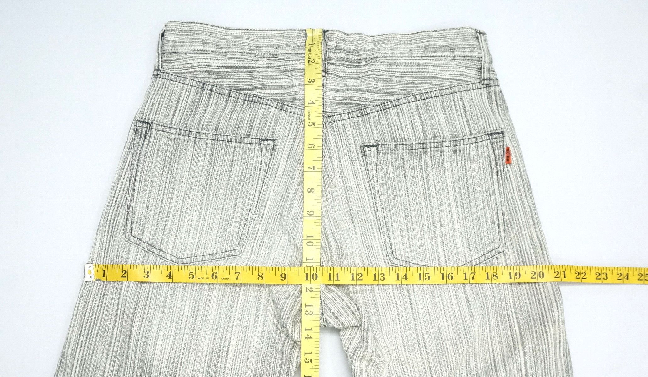 Japanese Brand Rare 🔥 OMNIGOD Japan Hickory Buttonfly Orange Tab Jeans Size US 30 / EU 46 - 14 Thumbnail