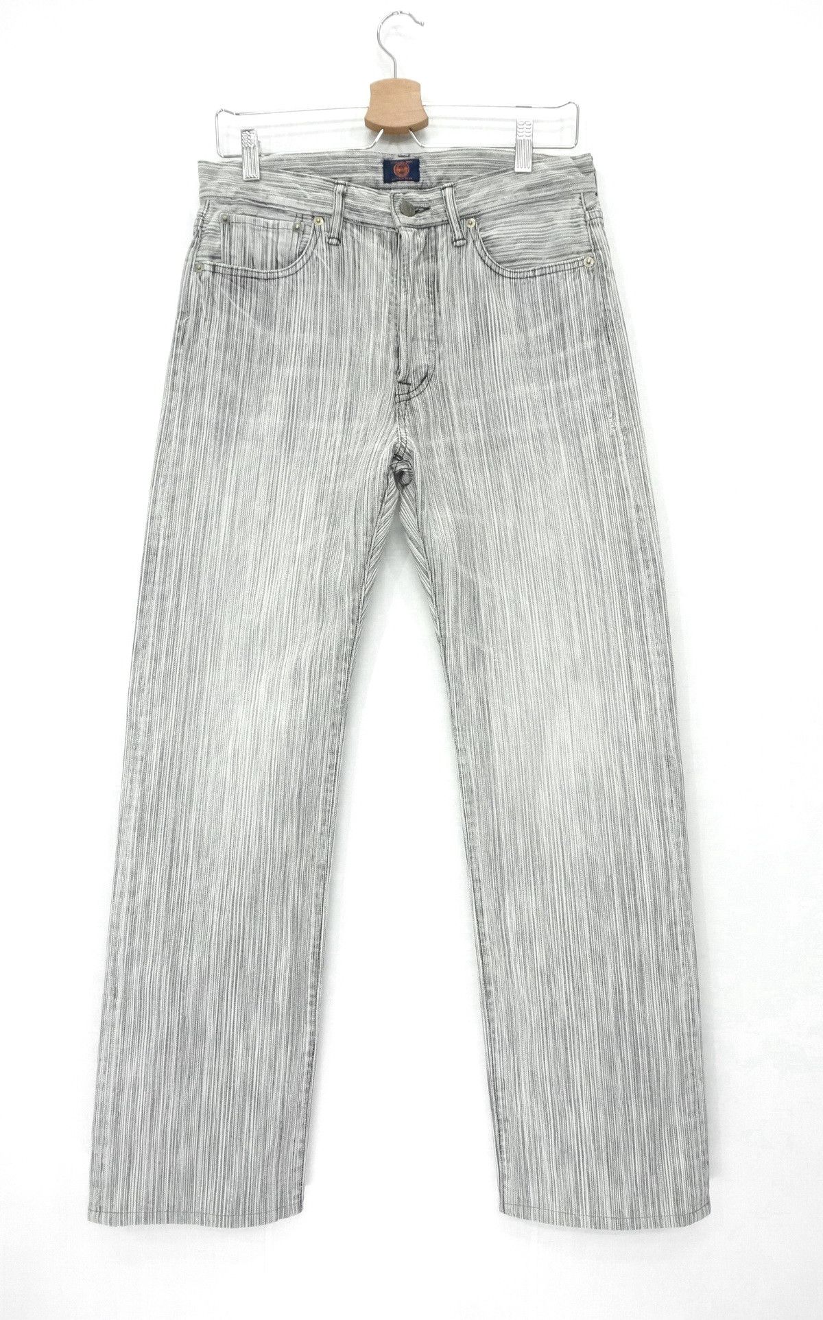 Japanese Brand Rare 🔥 OMNIGOD Japan Hickory Buttonfly Orange Tab Jeans Size US 30 / EU 46 - 3 Thumbnail