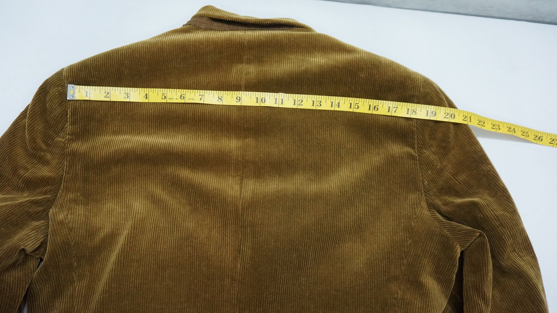 Brooks Brothers BROOKS BROTHERS Shiny Olive Corduroy Blazer Size 40S - 14 Thumbnail