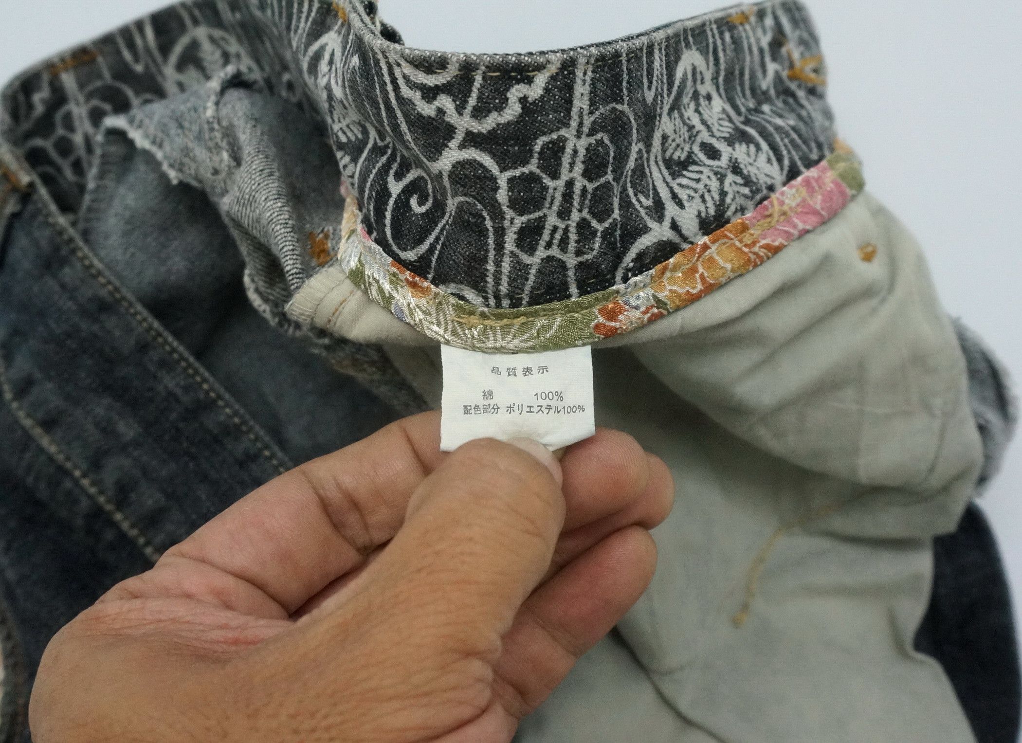 Japanese Brand Vintage GUMU Japan Distressed Jeans Size US 32 / EU 48 - 21 Thumbnail