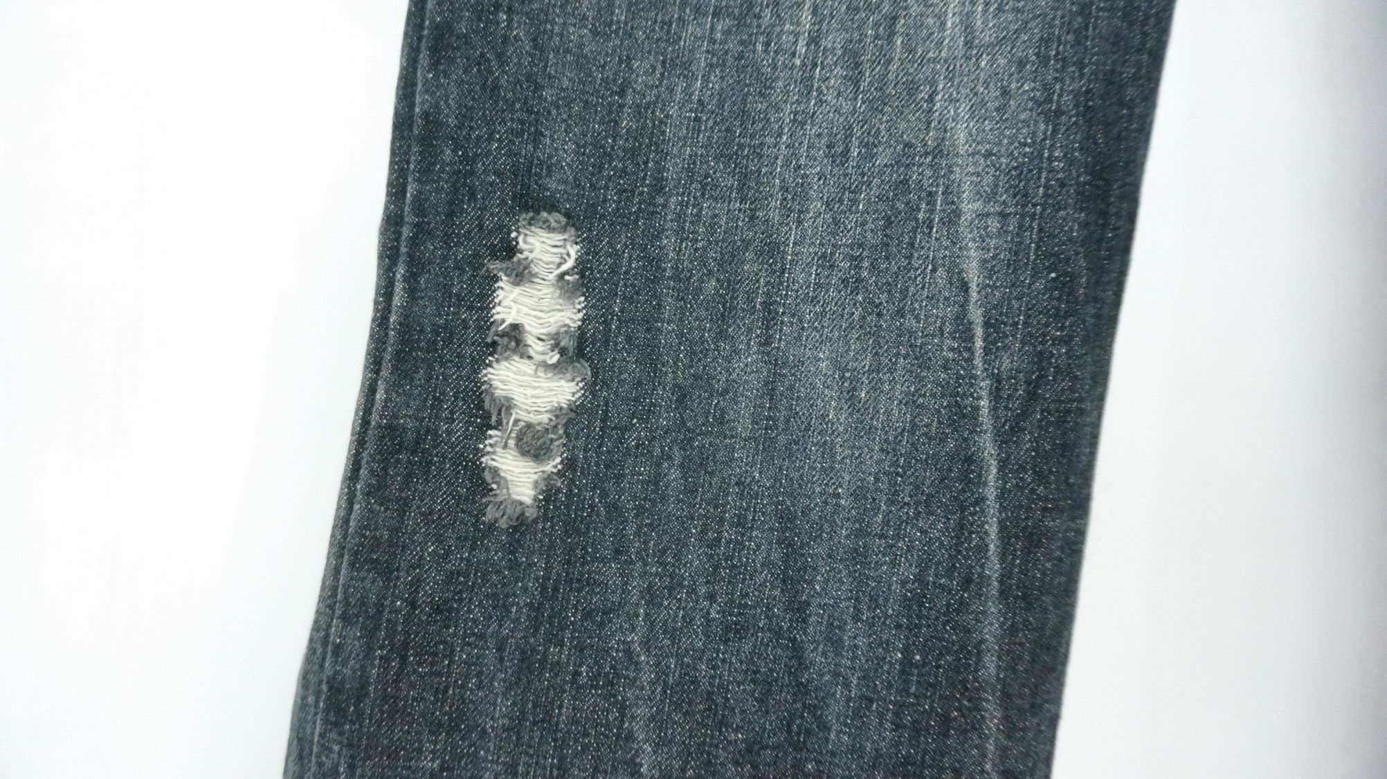 Japanese Brand Vintage GUMU Japan Distressed Jeans Size US 32 / EU 48 - 14 Thumbnail