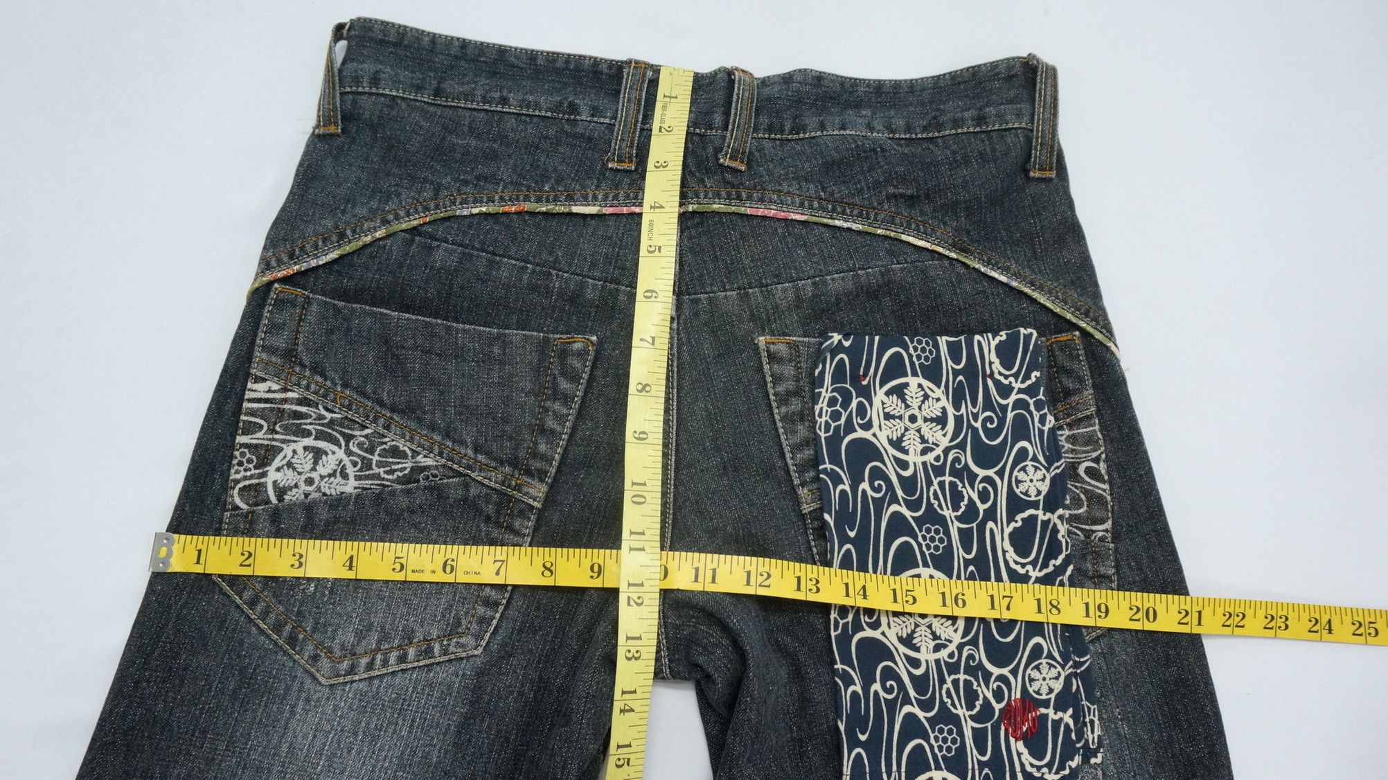 Japanese Brand Vintage GUMU Japan Distressed Jeans Size US 32 / EU 48 - 19 Thumbnail