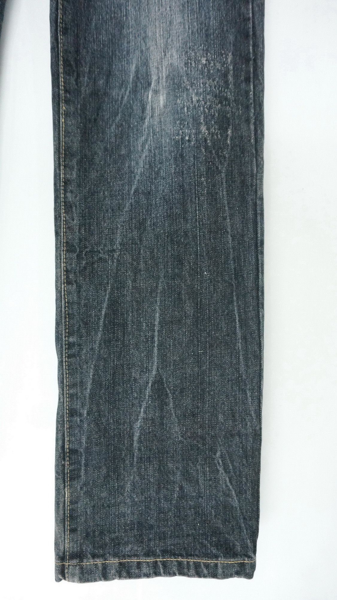 Japanese Brand Vintage GUMU Japan Distressed Jeans Size US 32 / EU 48 - 10 Thumbnail