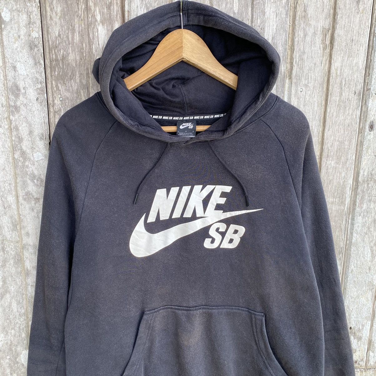 Nike 💥SICK💥Thrashed Faded Nike SB ERD GRUNGE Hoodie Size US L / EU 52-54 / 3 - 2 Thumbnail