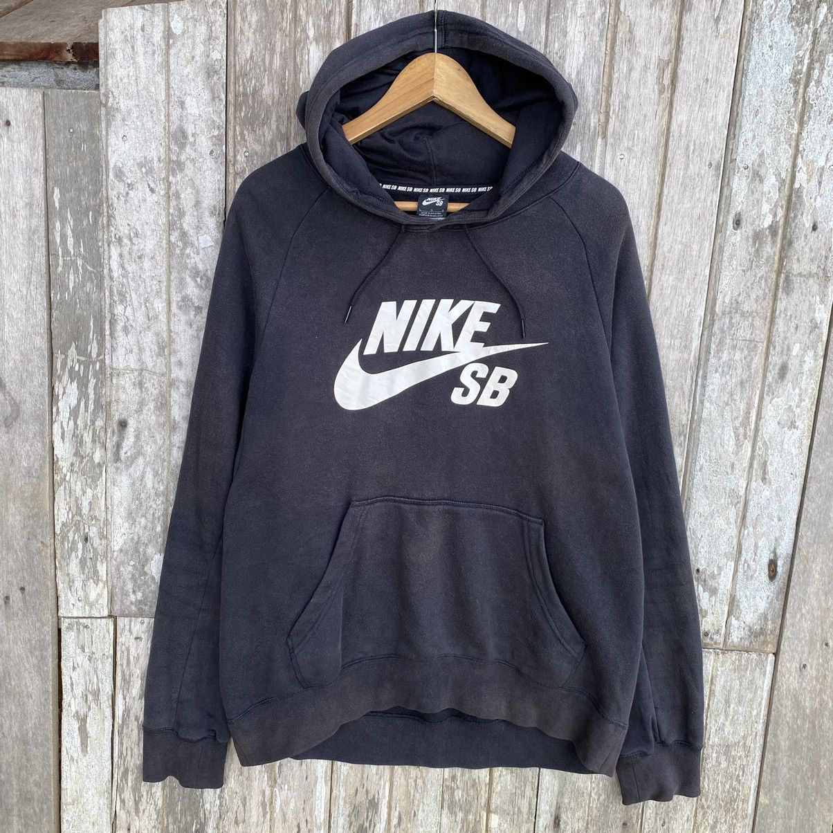 Nike 💥SICK💥Thrashed Faded Nike SB ERD GRUNGE Hoodie Size US L / EU 52-54 / 3 - 1 Thumbnail