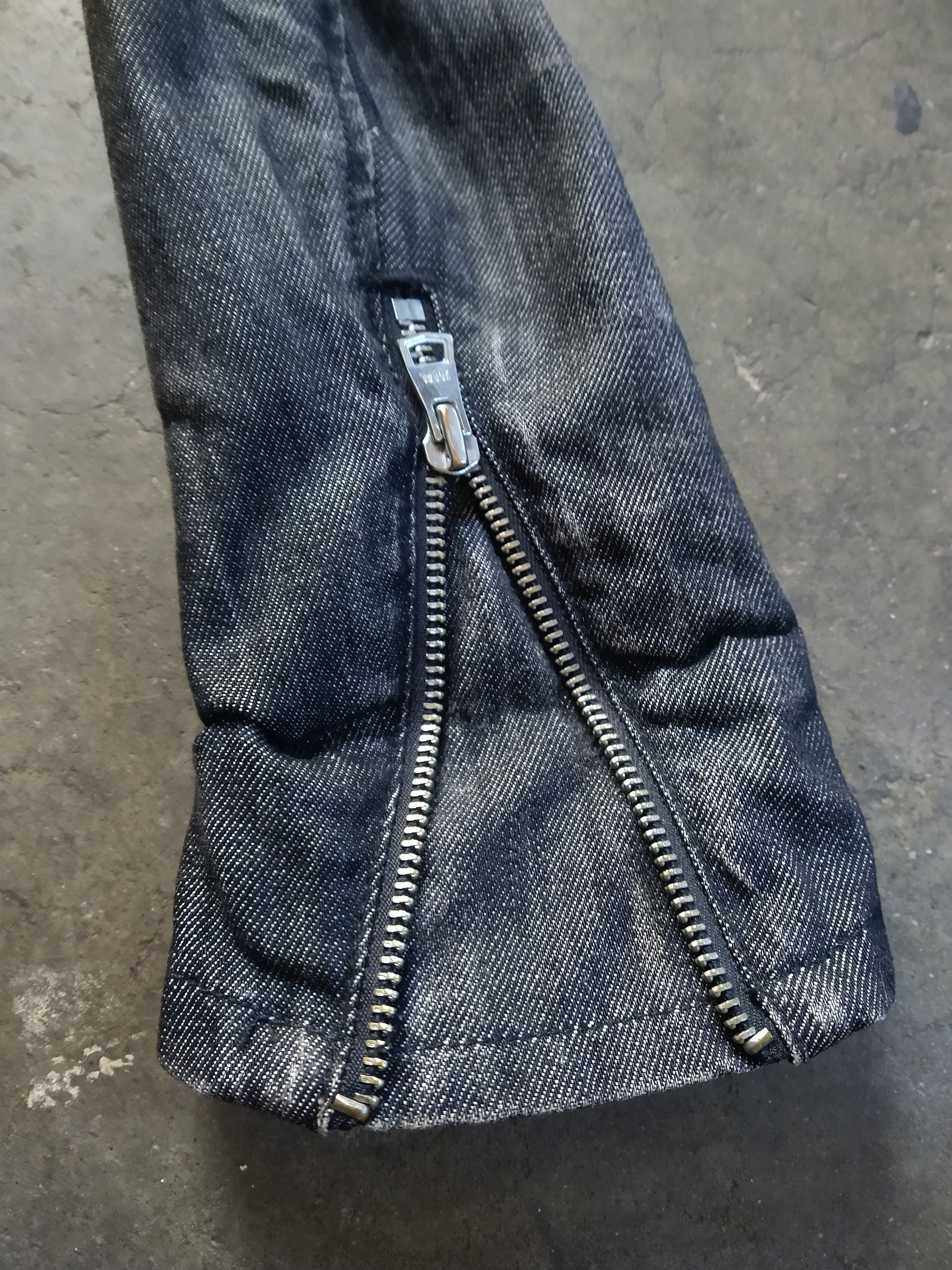 Denim & Supply Ralph Lauren Women's Denim & Supply Small Black Denim Moto Biker Jacket Size S / US 4 / IT 40 - 6 Thumbnail