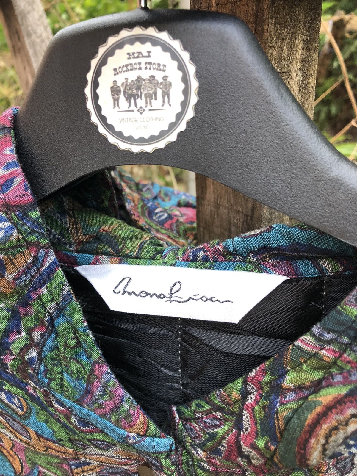 Vintage Fullprint Puffer Hoodie Jacket