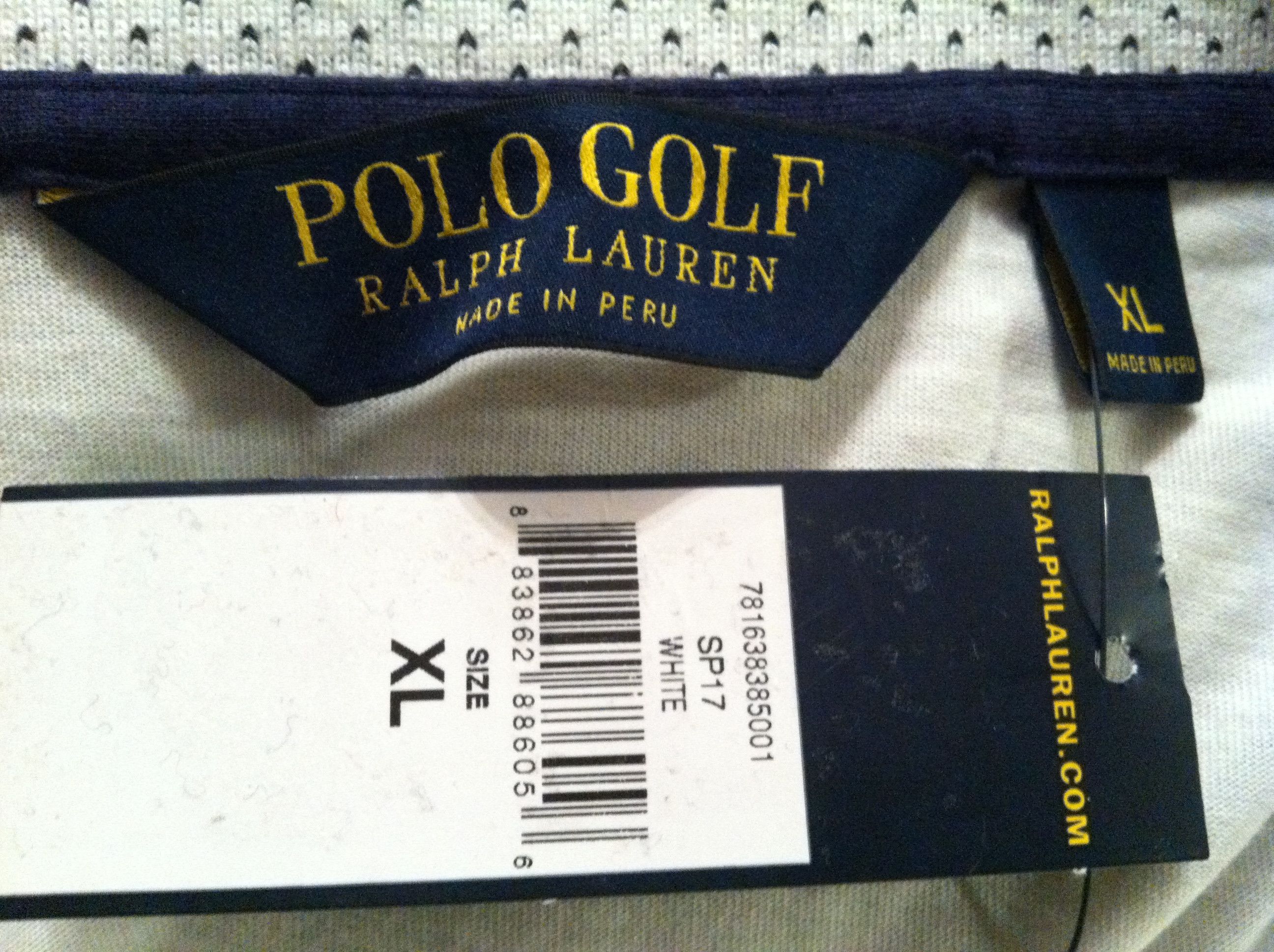Polo Ralph Lauren POLO RALPH LAUREN MENS POLO GOLF SHIRT SIZE:XL Size US XL / EU 56 / 4 - 7 Thumbnail