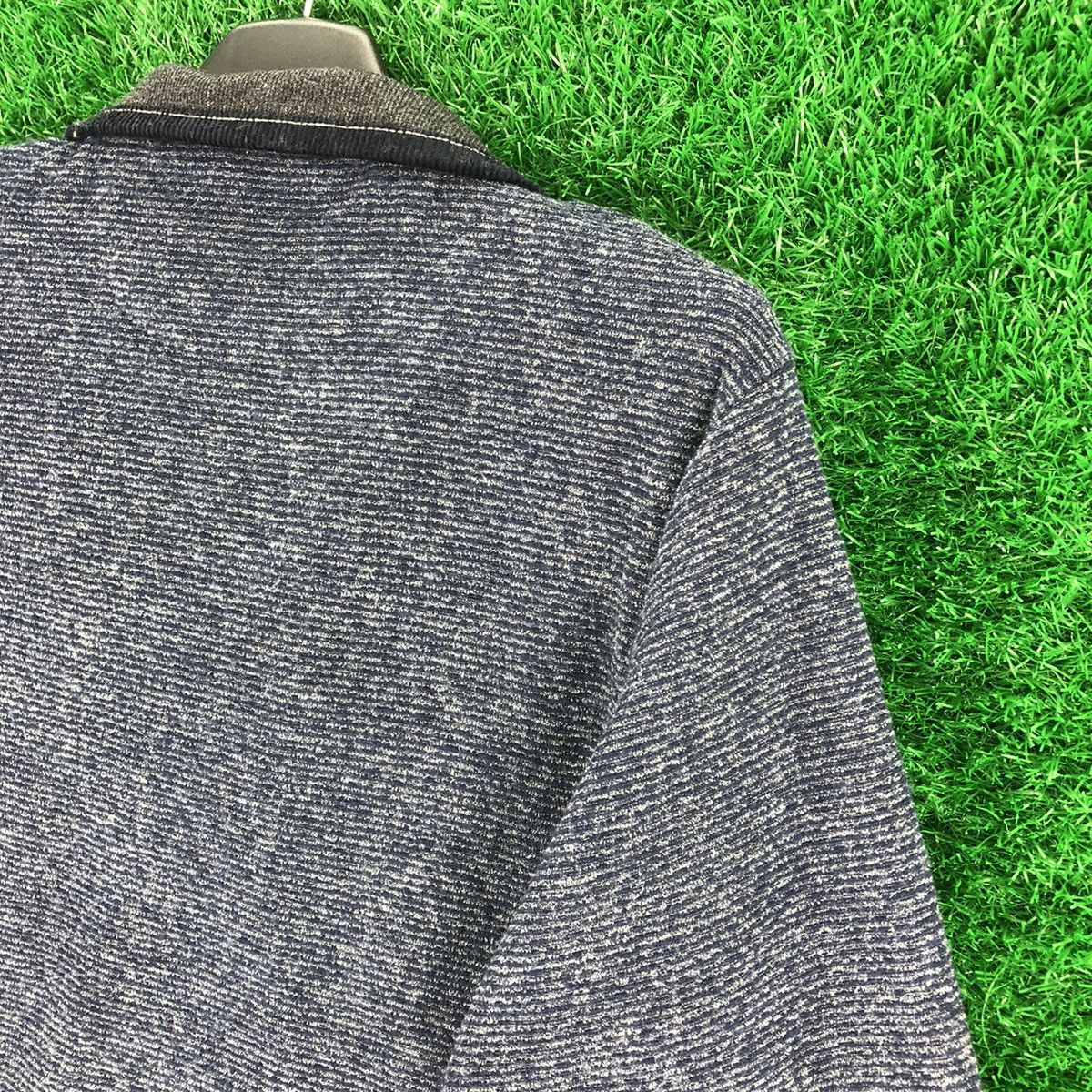 Japanese Brand Kansai Yamamoto Homme Polo Knit Shirt Striped Size US M / EU 48-50 / 2 - 5 Thumbnail
