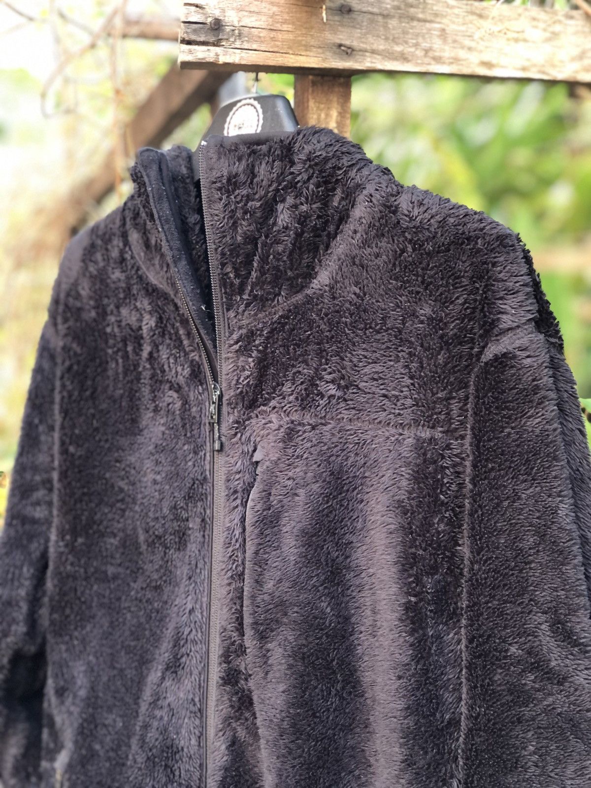 Japanese Brand Uniqlo Fleece Black Sweater Hoodie Zipper Size US L / EU 52-54 / 3 - 2 Thumbnail