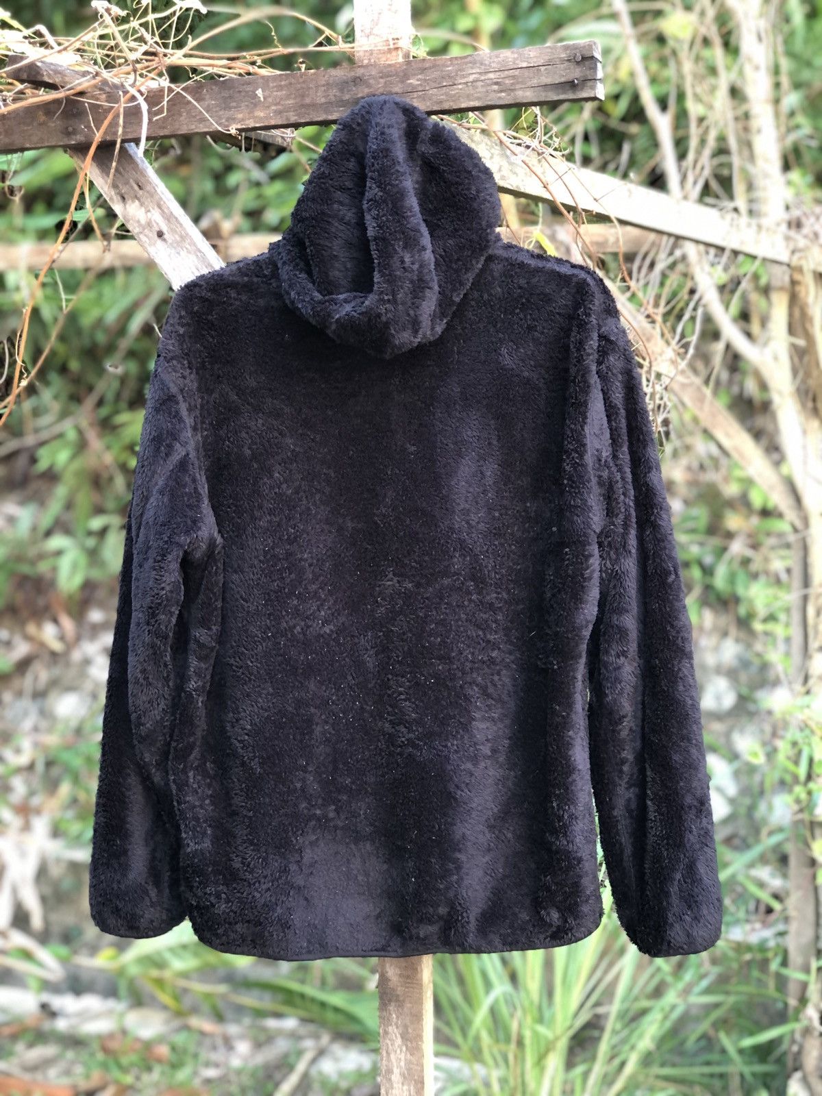 Japanese Brand Uniqlo Fleece Black Sweater Hoodie Zipper Size US L / EU 52-54 / 3 - 4 Thumbnail