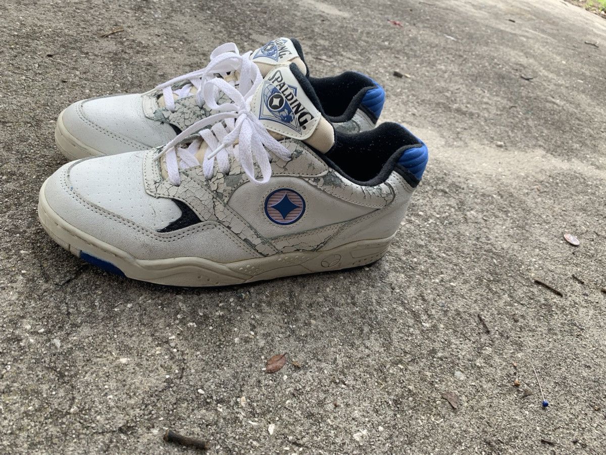 Spalding × Vintage Vintage 80s/90s Spalding tennis / basketball low top sneaker Size US 9.5 / EU 42-43 - 3 Thumbnail