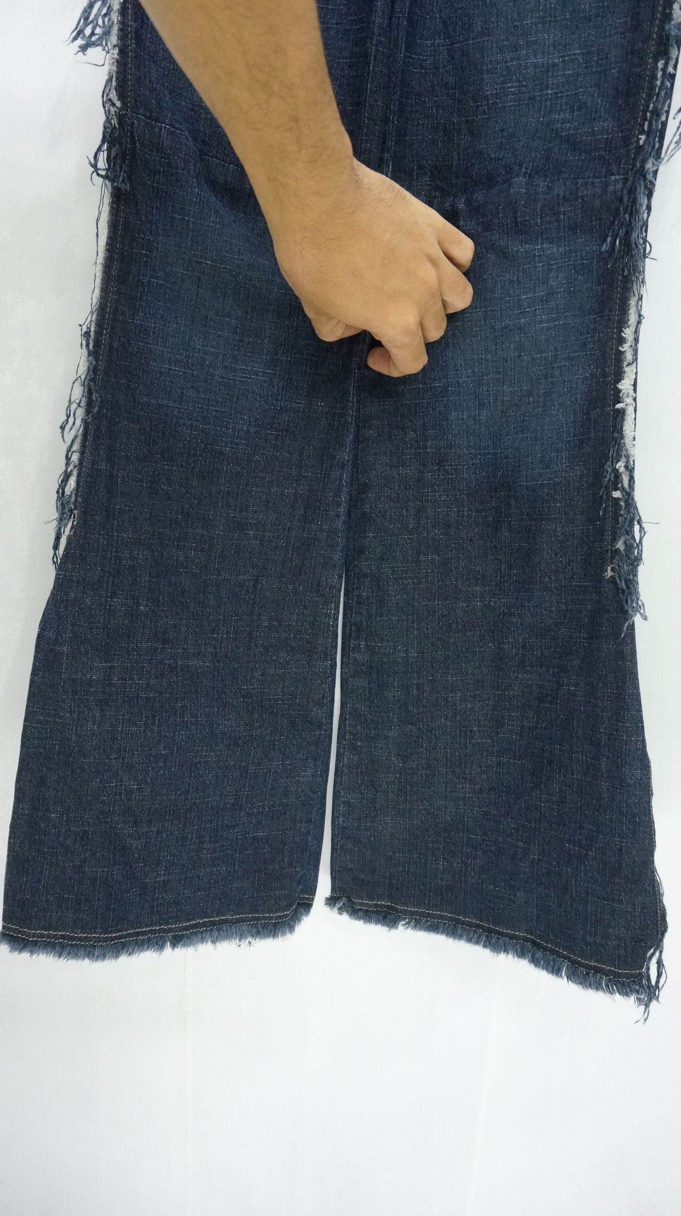 Diesel Rare🔥Vintage DIESEL Flared Ripped Outseam Women Jeans Size 28" / US 6 / IT 42 - 8 Thumbnail