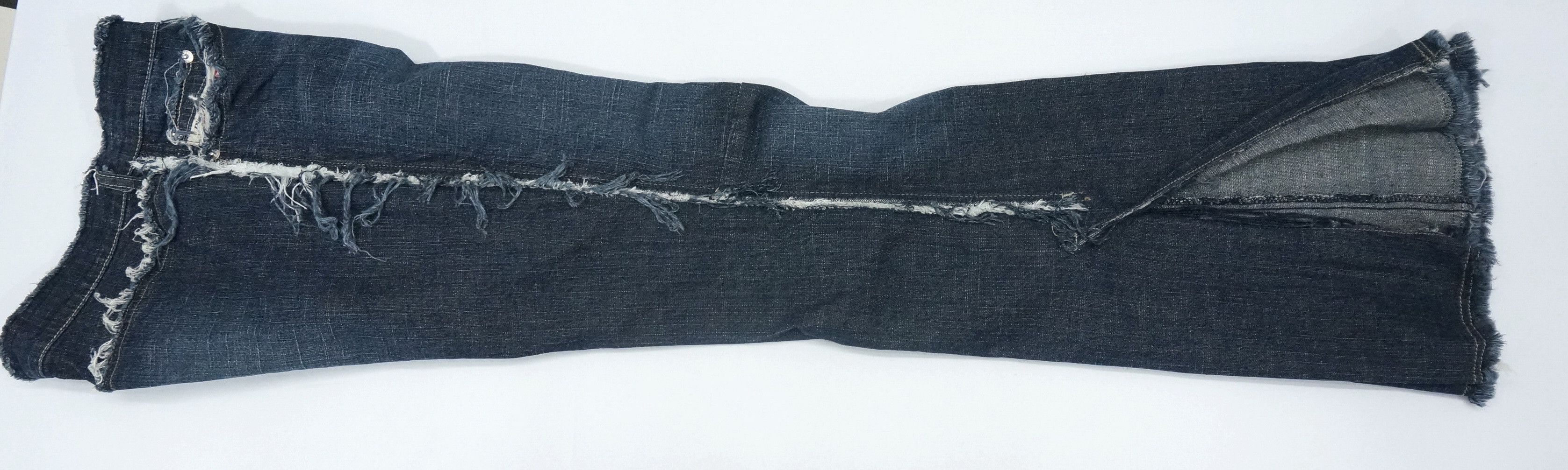 Diesel Rare🔥Vintage DIESEL Flared Ripped Outseam Women Jeans Size 28" / US 6 / IT 42 - 9 Thumbnail