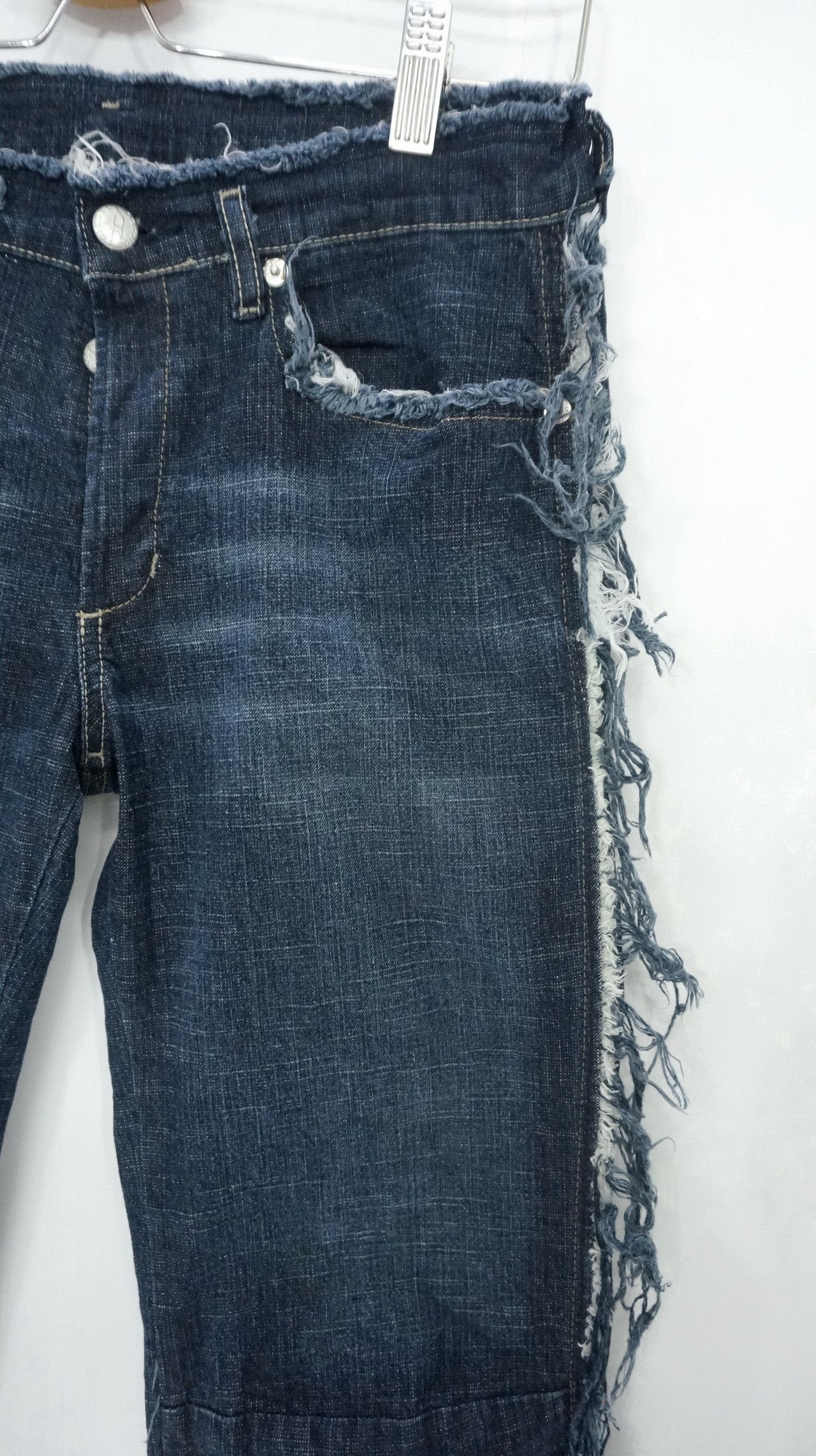 Diesel Rare🔥Vintage DIESEL Flared Ripped Outseam Women Jeans Size 28" / US 6 / IT 42 - 5 Thumbnail
