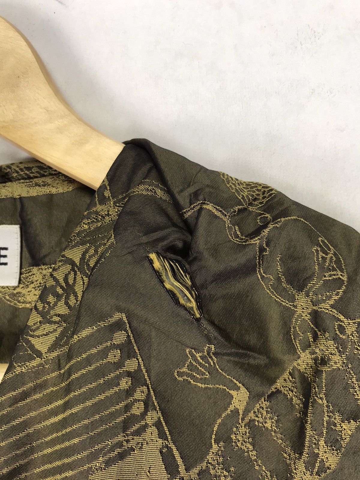 Issey Miyake 🔥Issey Miyake A.POC Velvet Art Full Print Women Jacket Size L / US 10 / IT 46 - 9 Thumbnail