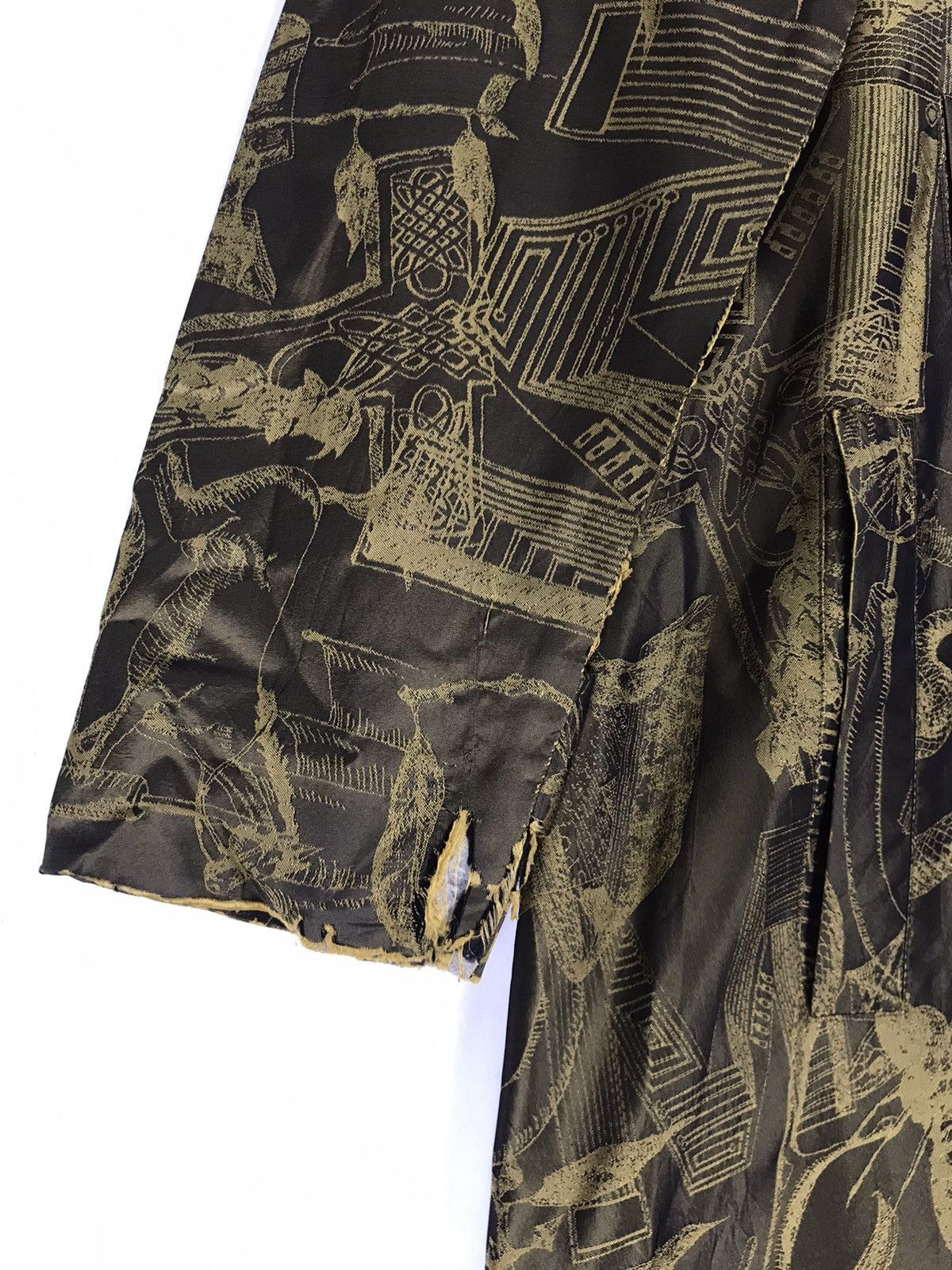 Issey Miyake 🔥Issey Miyake A.POC Velvet Art Full Print Women Jacket Size L / US 10 / IT 46 - 6 Thumbnail
