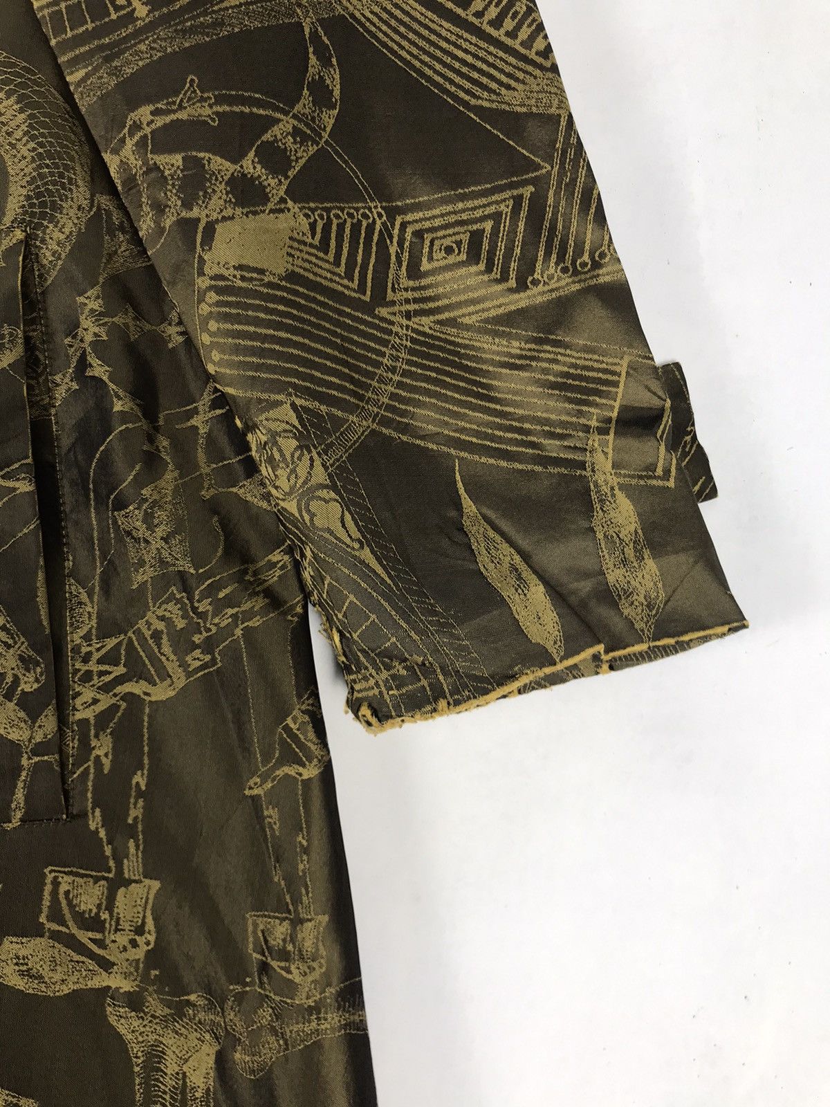 Issey Miyake 🔥Issey Miyake A.POC Velvet Art Full Print Women Jacket Size L / US 10 / IT 46 - 7 Thumbnail