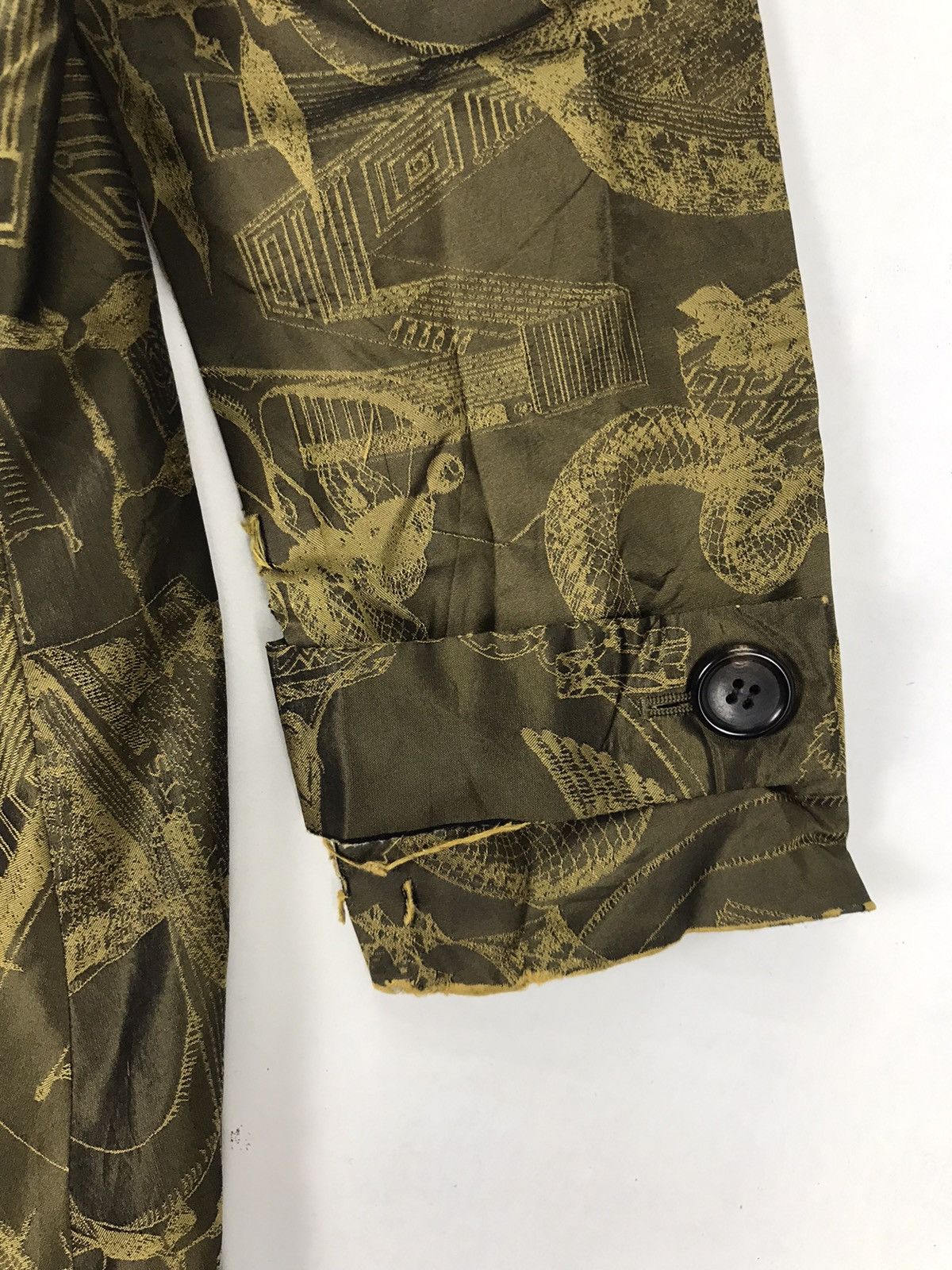 Issey Miyake 🔥Issey Miyake A.POC Velvet Art Full Print Women Jacket Size L / US 10 / IT 46 - 13 Thumbnail