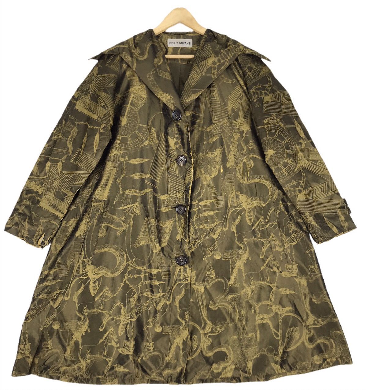 Issey Miyake 🔥Issey Miyake A.POC Velvet Art Full Print Women Jacket Size L / US 10 / IT 46 - 1 Thumbnail