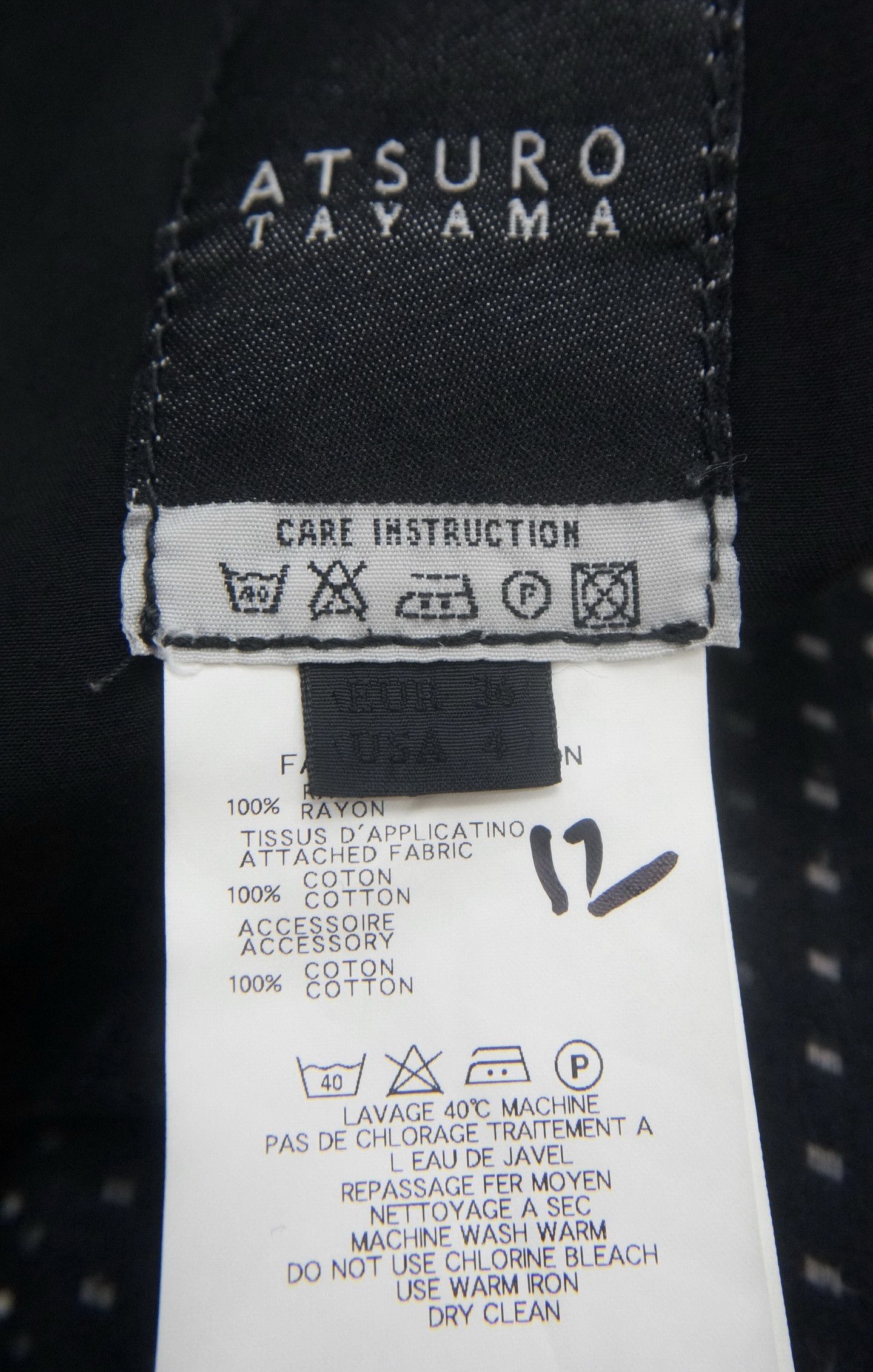 Japanese Brand Rare🇯🇵ATSURO TAYAMA🔥 Rayon Women's Pants foc Mastermind Size 28" / US 6 / IT 42 - 13 Thumbnail