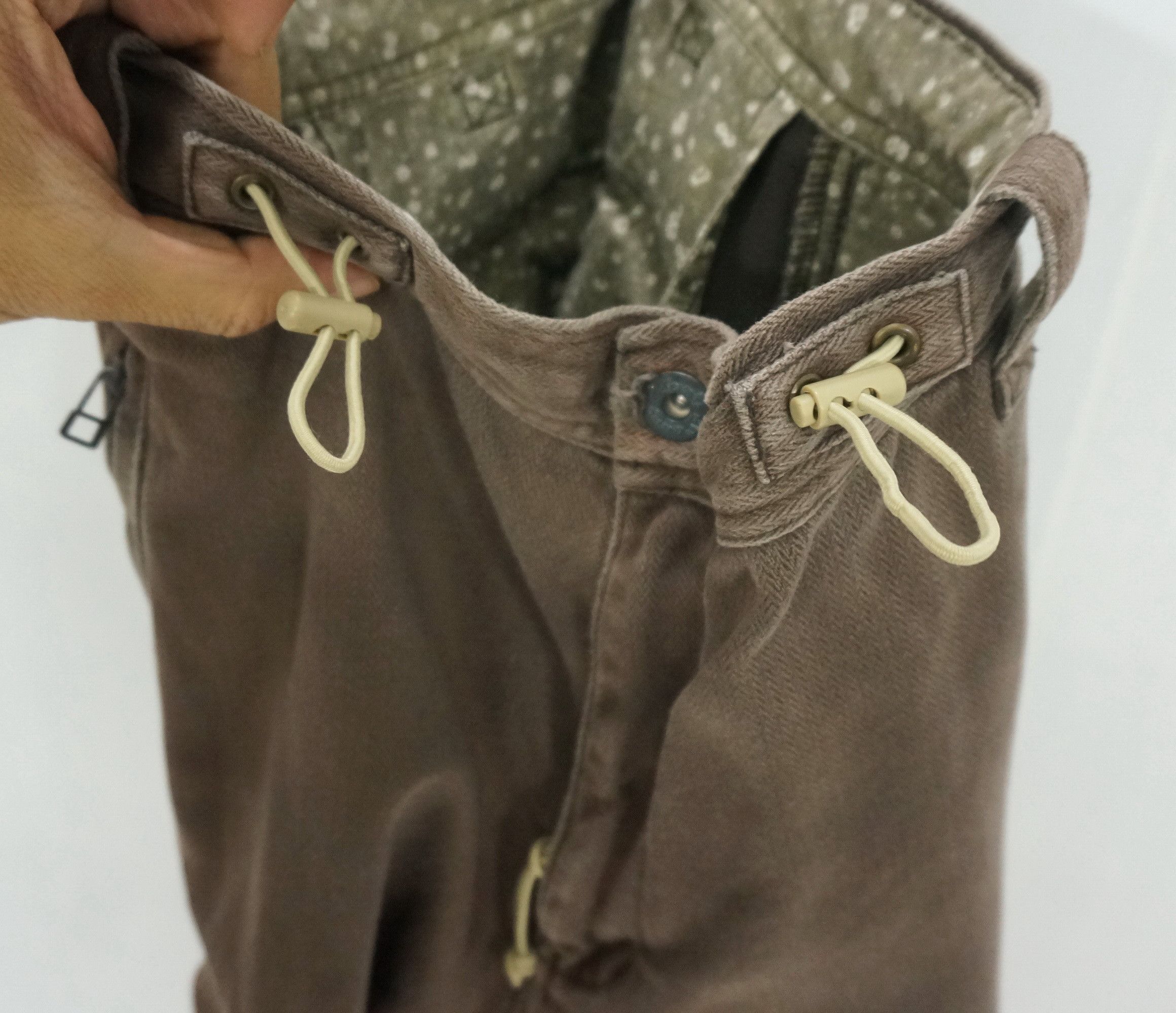 Japanese Brand 🔥 SUNNY CLOUD Vintage Herringbone Faded Brown Cargo Pants Size US 30 / EU 46 - 13 Thumbnail