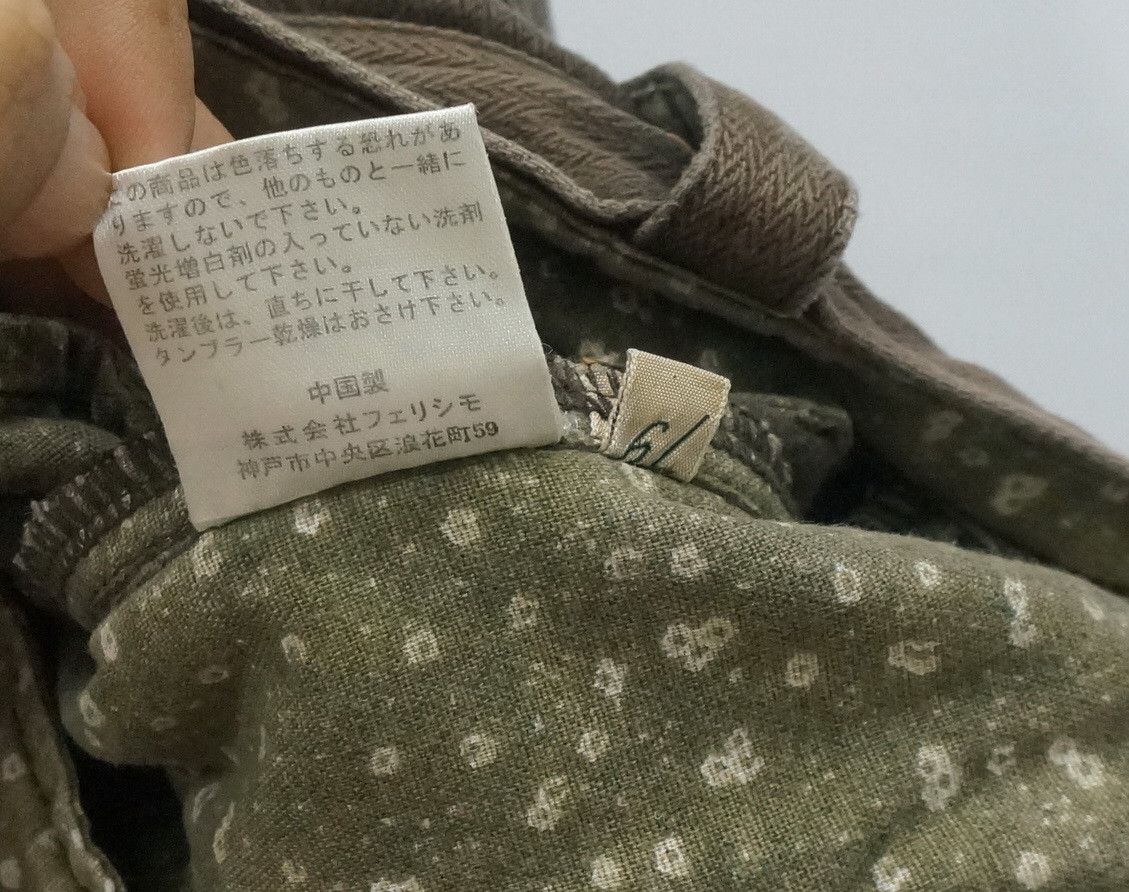 Japanese Brand 🔥 SUNNY CLOUD Vintage Herringbone Faded Brown Cargo Pants Size US 30 / EU 46 - 21 Thumbnail