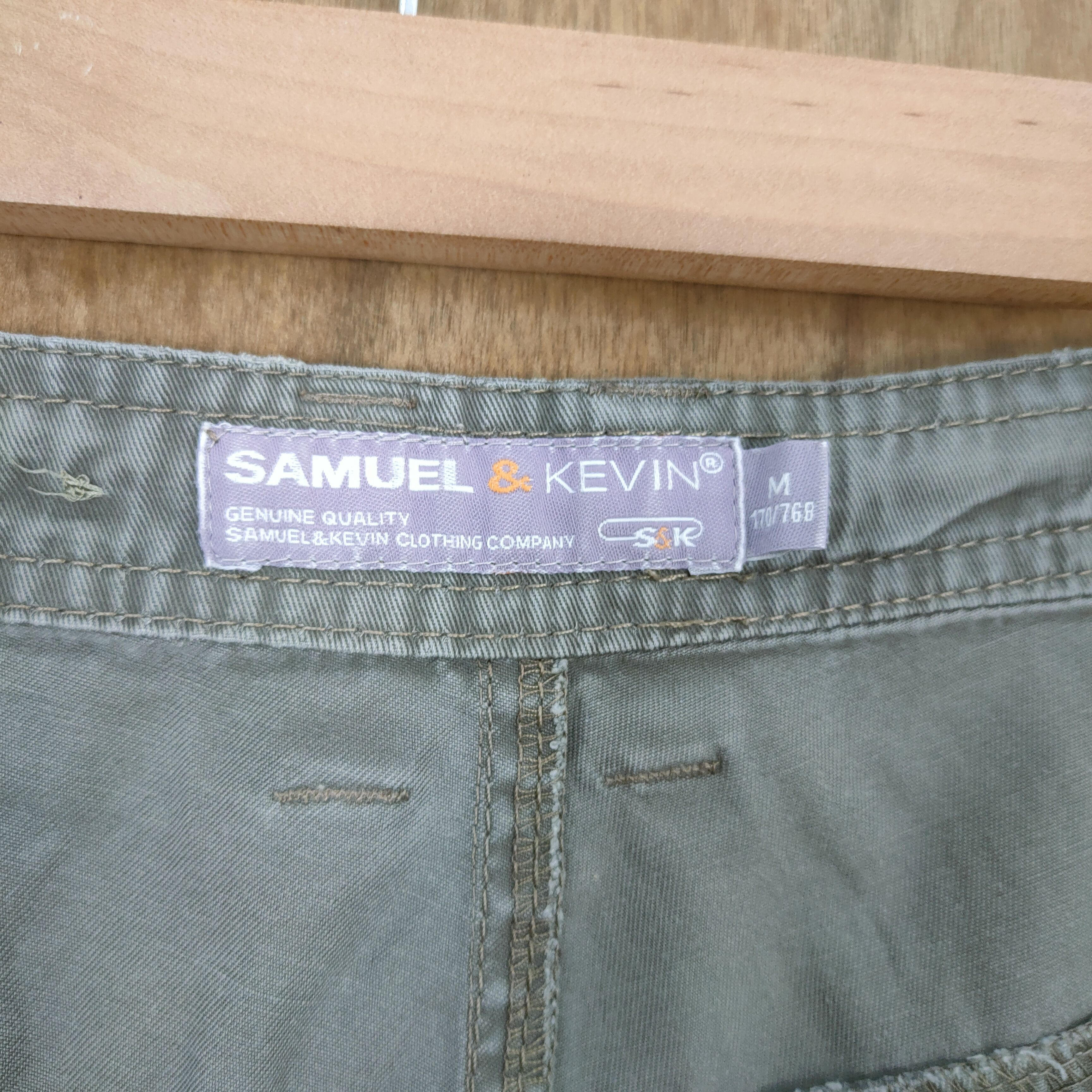 Japanese Brand VINTAGE SAMUEL & KEVIN CARGO PANTS Size US 30 / EU 46 - 11 Thumbnail