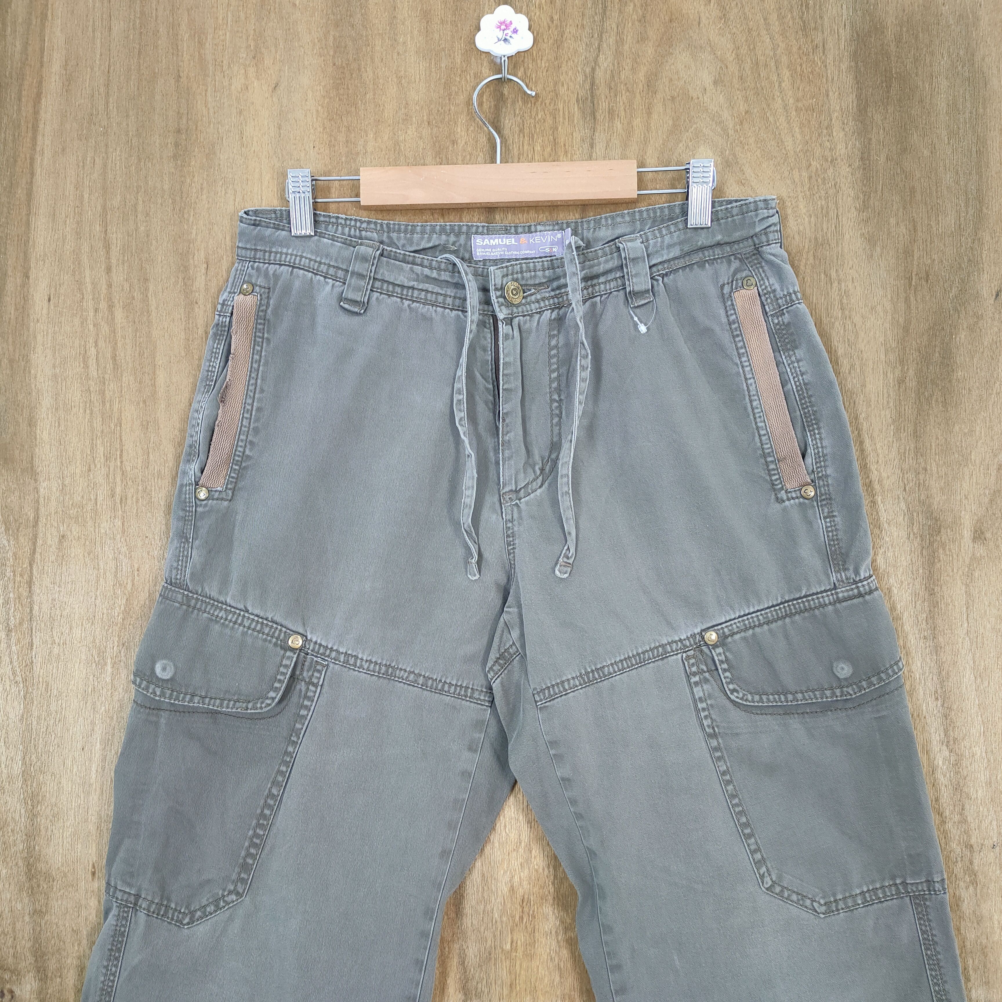 Japanese Brand VINTAGE SAMUEL & KEVIN CARGO PANTS Size US 30 / EU 46 - 2 Thumbnail