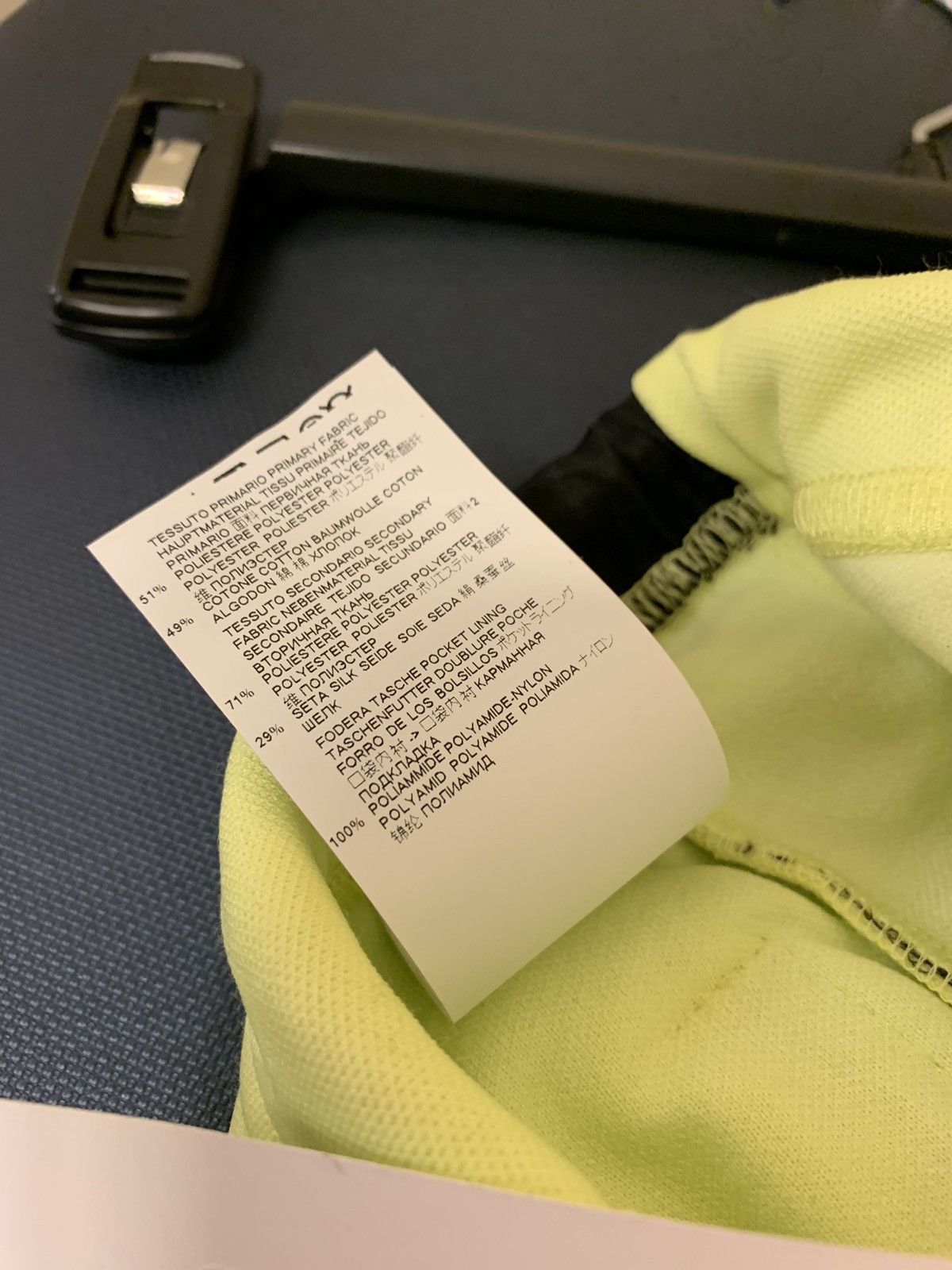 Maison Margiela Highlighter Yellow Joggers With Black Trim Size US 32 / EU 48 - 9 Thumbnail