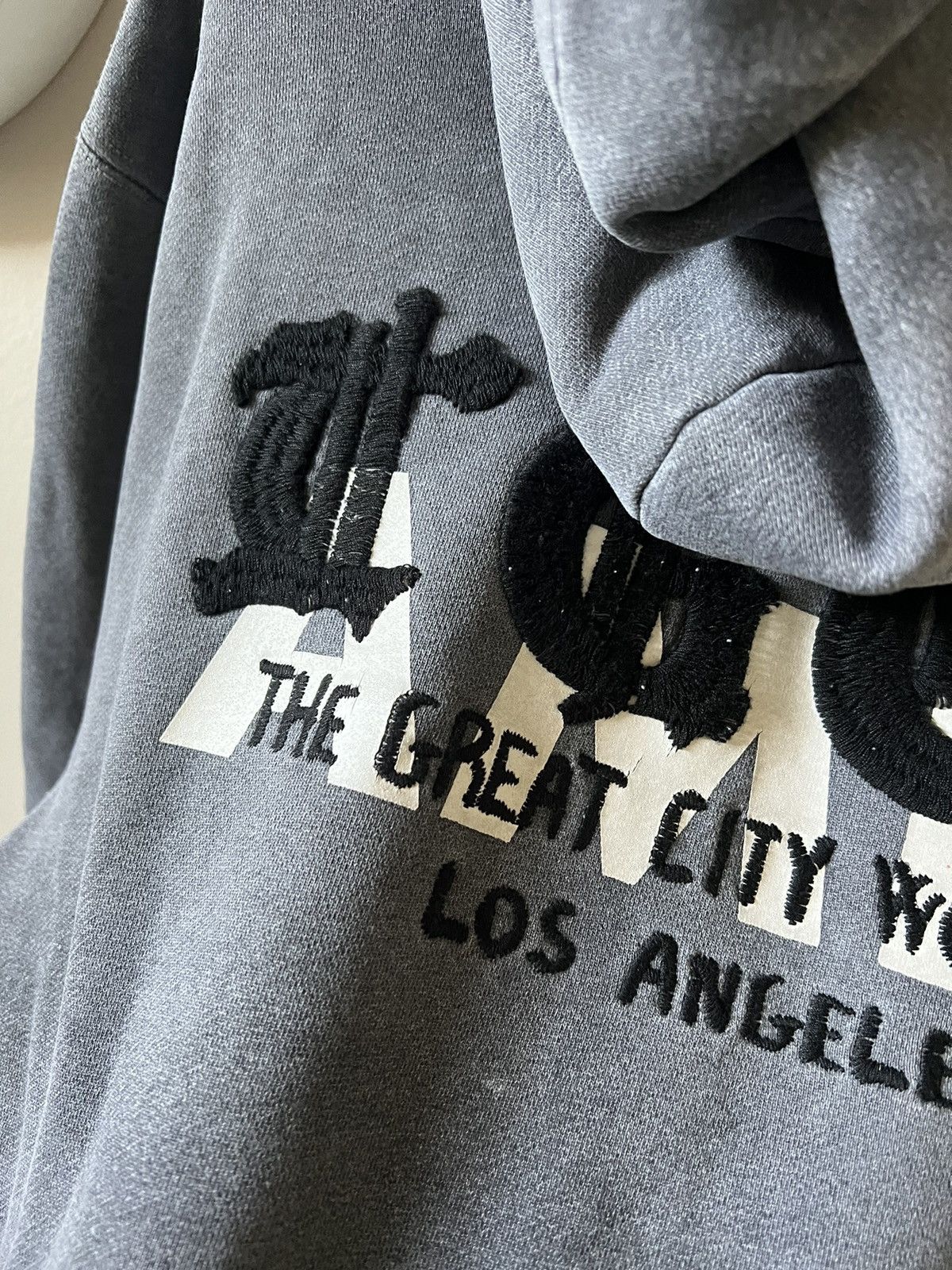 Amiri Amiri TGCW Flames Hoodie Black Size US XXL / EU 58 / 5 - 9 Thumbnail