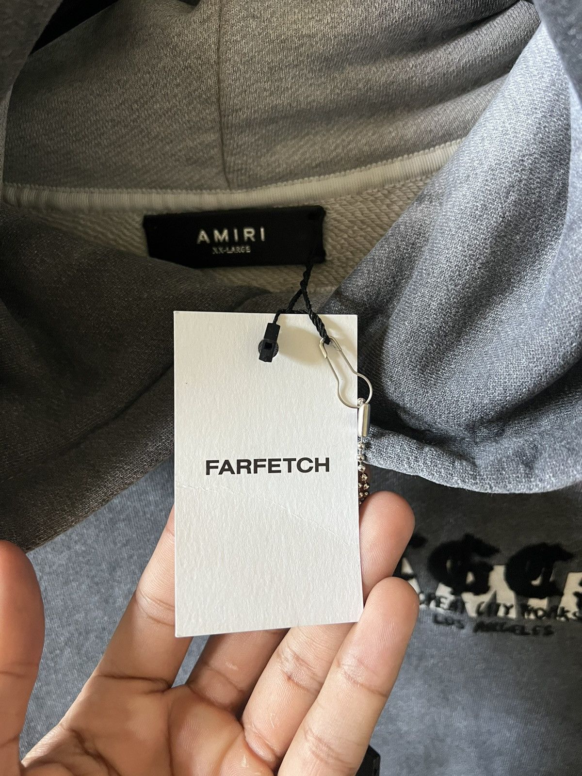 Amiri Amiri TGCW Flames Hoodie Black Size US XXL / EU 58 / 5 - 11 Thumbnail