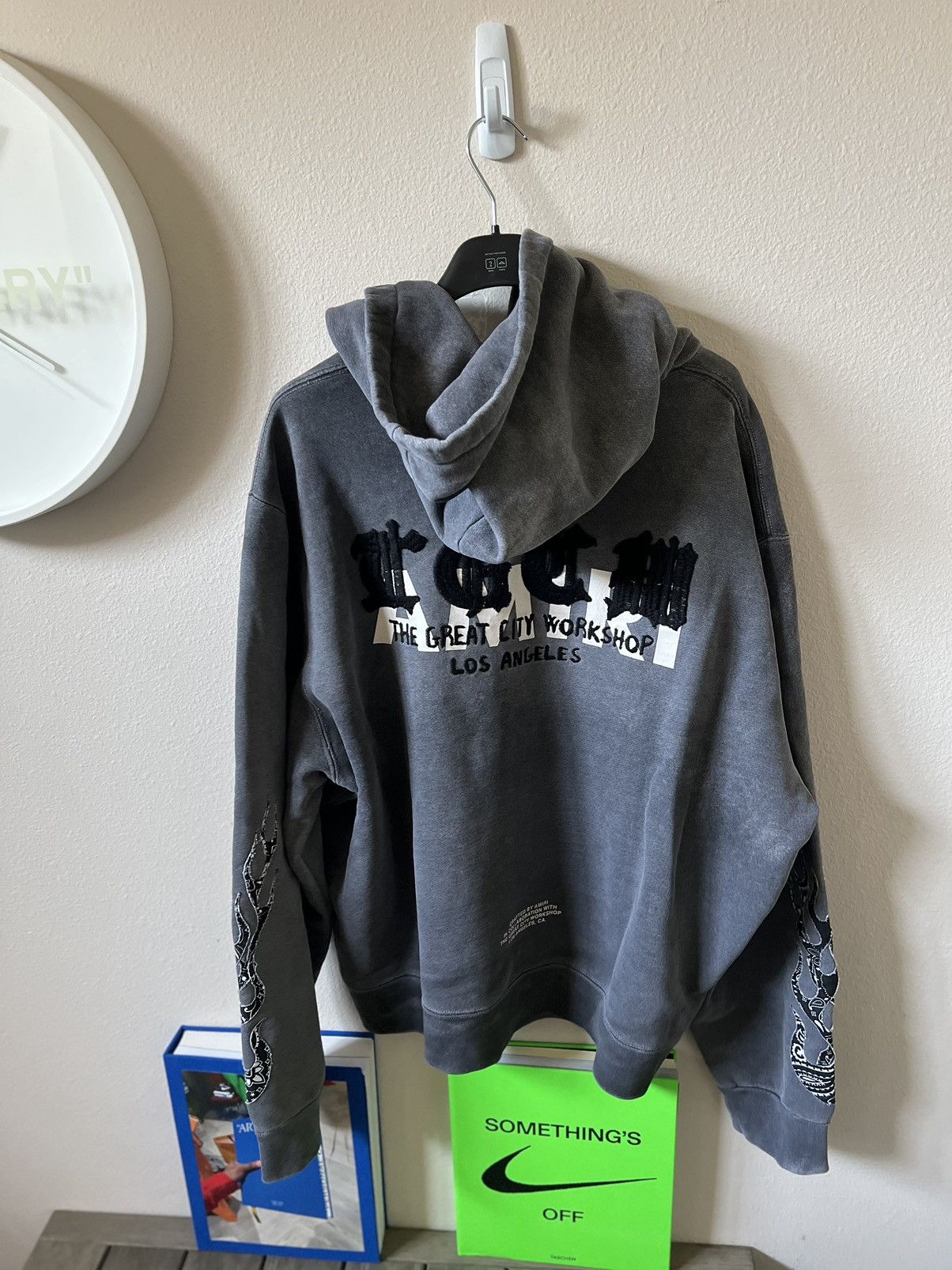 Amiri Amiri TGCW Flames Hoodie Black Size US XXL / EU 58 / 5 - 2 Thumbnail