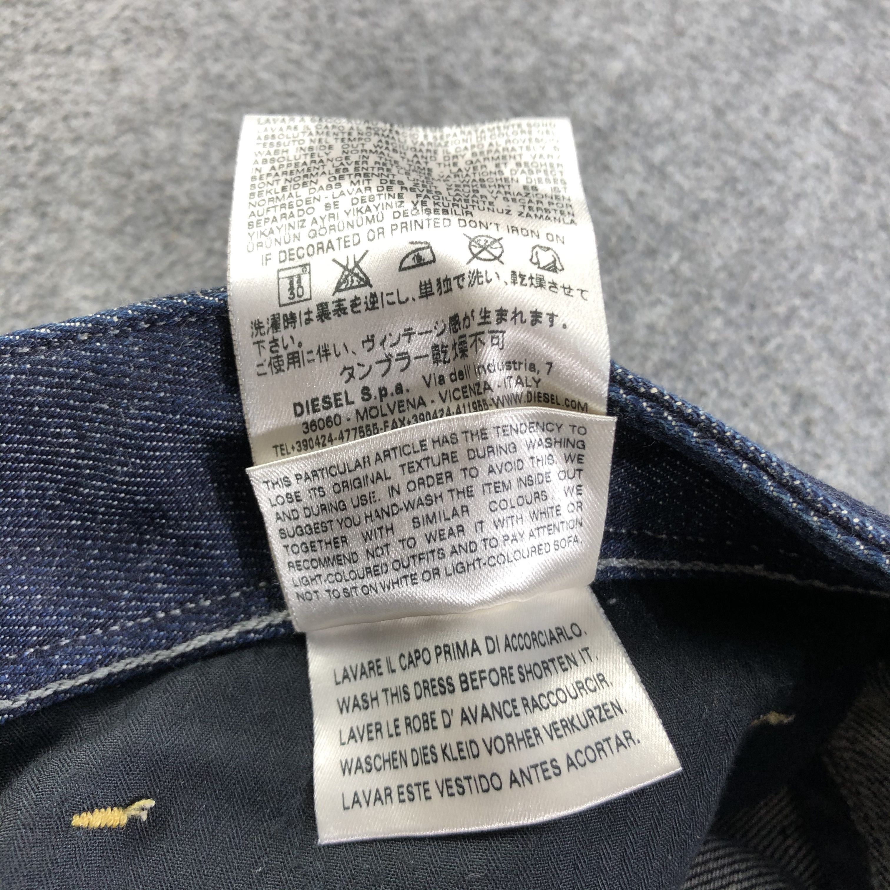 Diesel × Japanese Brand × Vintage Vintage Diesel Jeans Selvedge Denim -J2695 Size US 38 / EU 54 - 12 Thumbnail