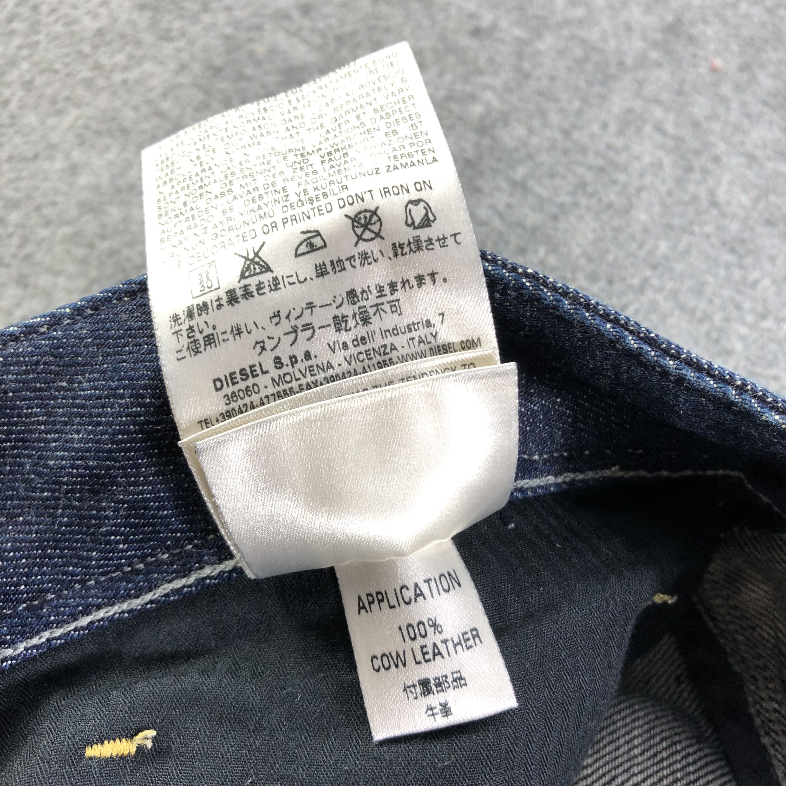 Diesel × Japanese Brand × Vintage Vintage Diesel Jeans Selvedge Denim -J2695 Size US 38 / EU 54 - 13 Thumbnail