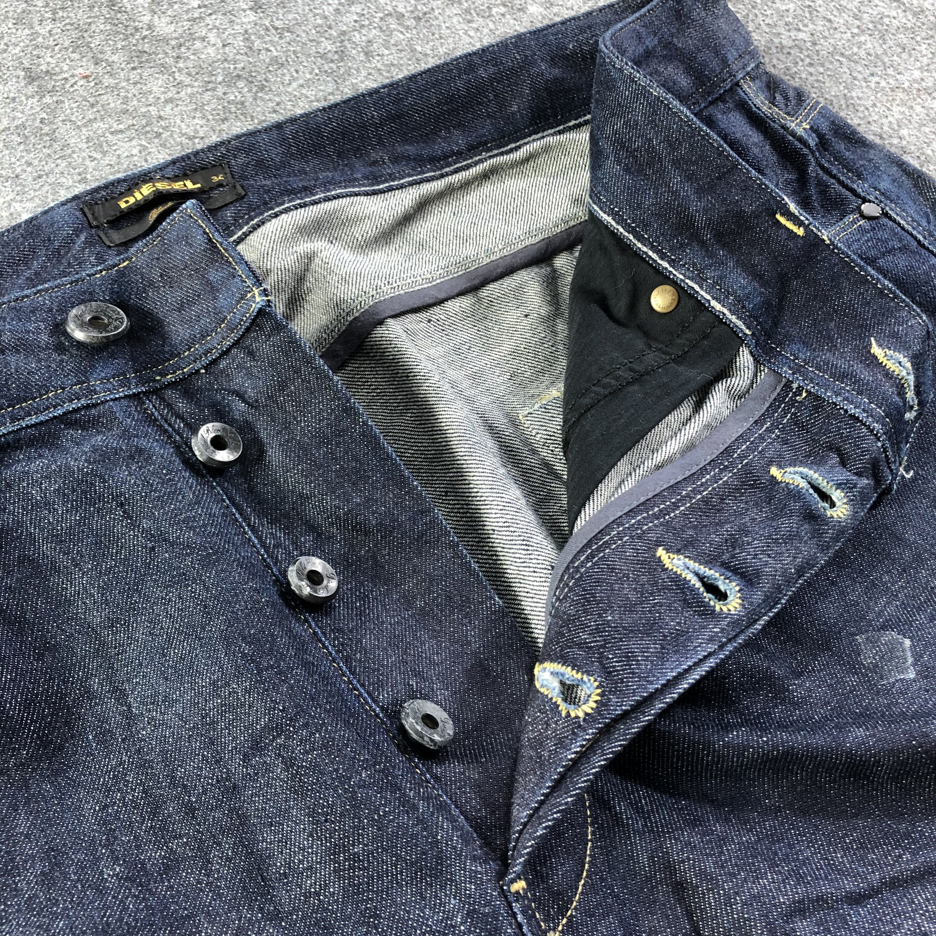 Diesel × Japanese Brand × Vintage Vintage Diesel Jeans Selvedge Denim -J2695 Size US 38 / EU 54 - 8 Thumbnail