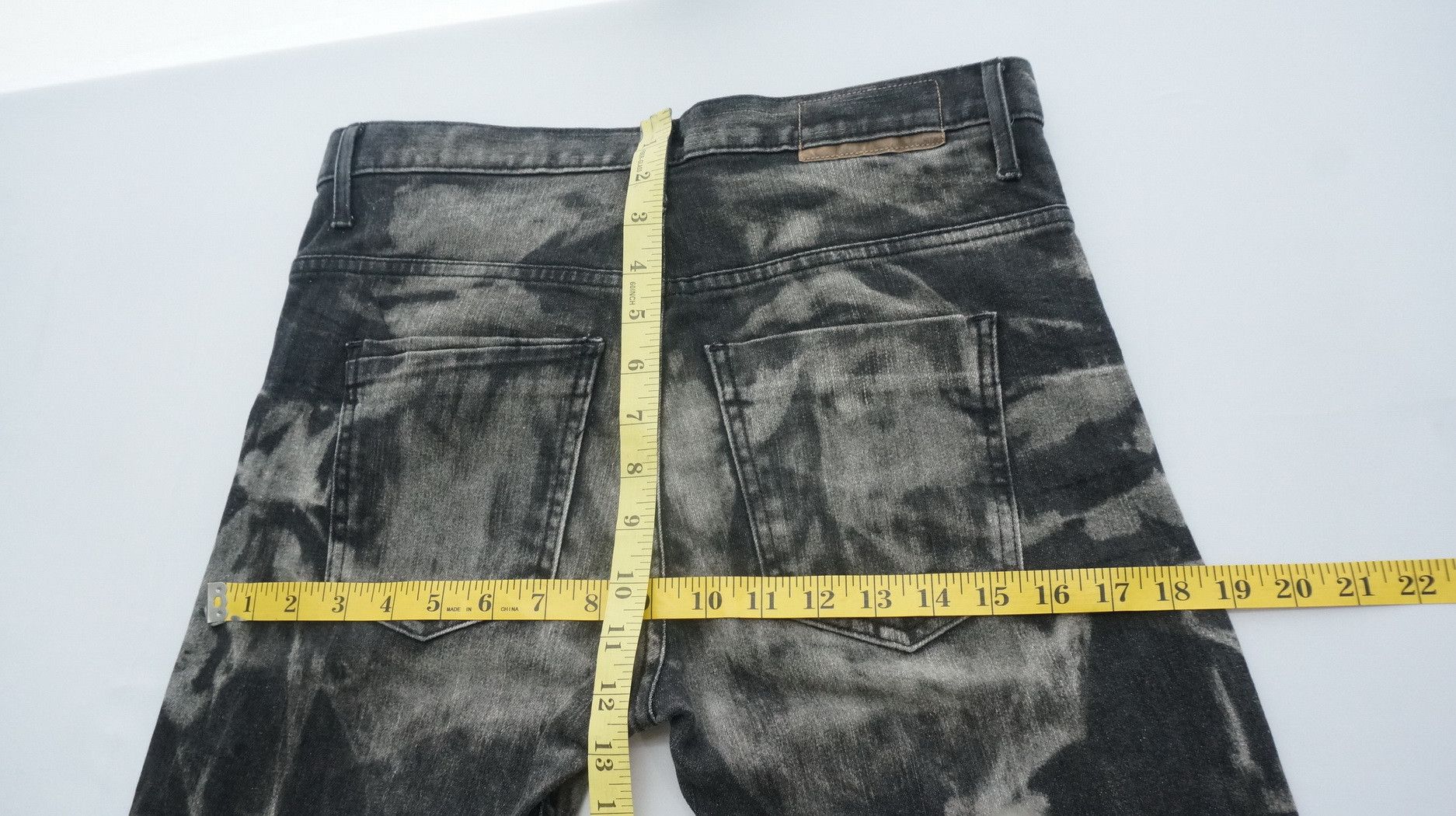Japanese Brand Rare! THVM Designer Ishi Glinsky Dark Wash Skinny Jeans Size US 29 - 14 Thumbnail