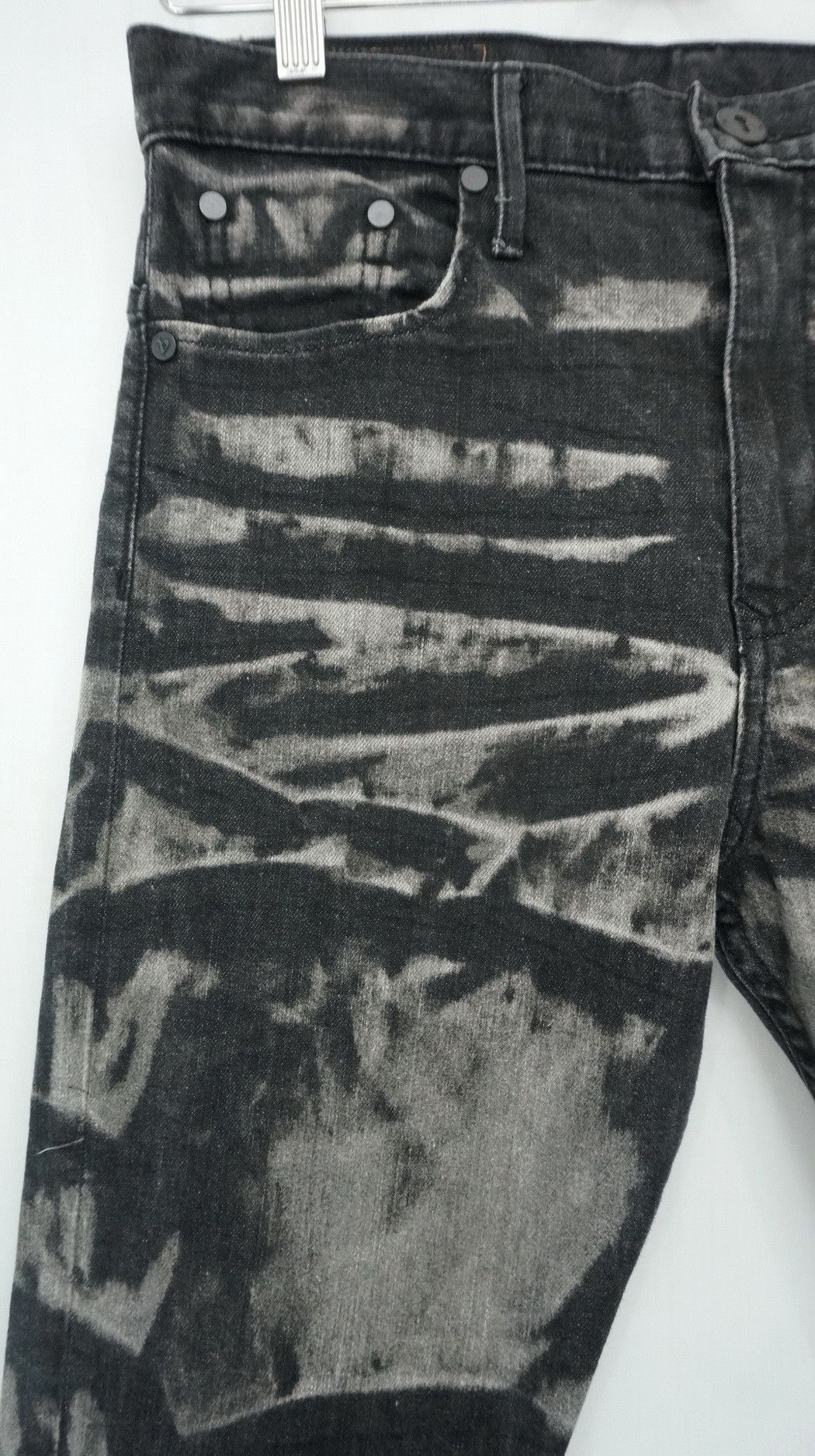 Japanese Brand Rare! THVM Designer Ishi Glinsky Dark Wash Skinny Jeans Size US 29 - 5 Thumbnail