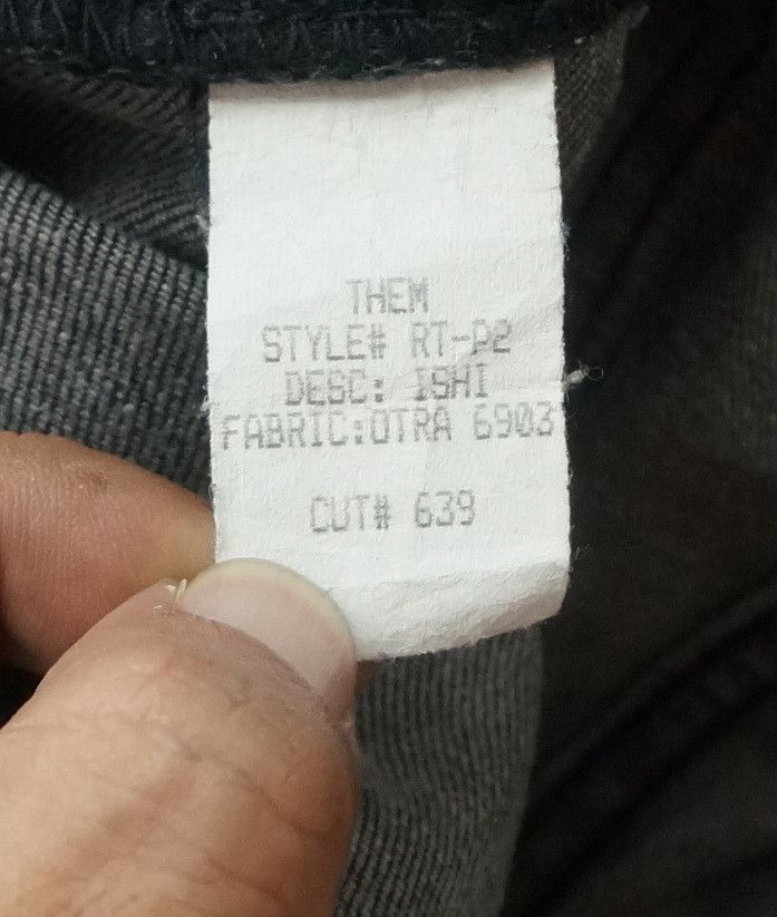Japanese Brand Rare! THVM Designer Ishi Glinsky Dark Wash Skinny Jeans Size US 29 - 19 Thumbnail