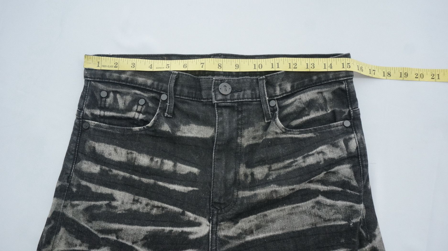 Japanese Brand Rare! THVM Designer Ishi Glinsky Dark Wash Skinny Jeans Size US 29 - 10 Thumbnail