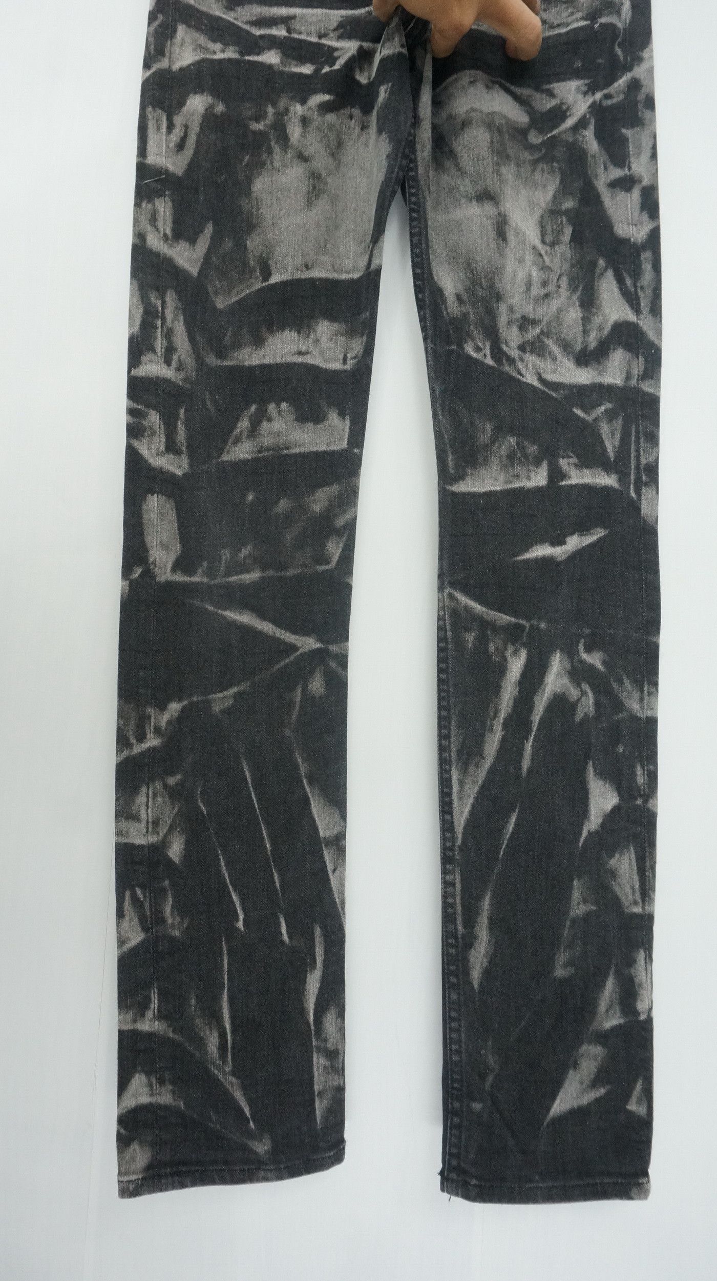 Japanese Brand Rare! THVM Designer Ishi Glinsky Dark Wash Skinny Jeans Size US 29 - 7 Thumbnail