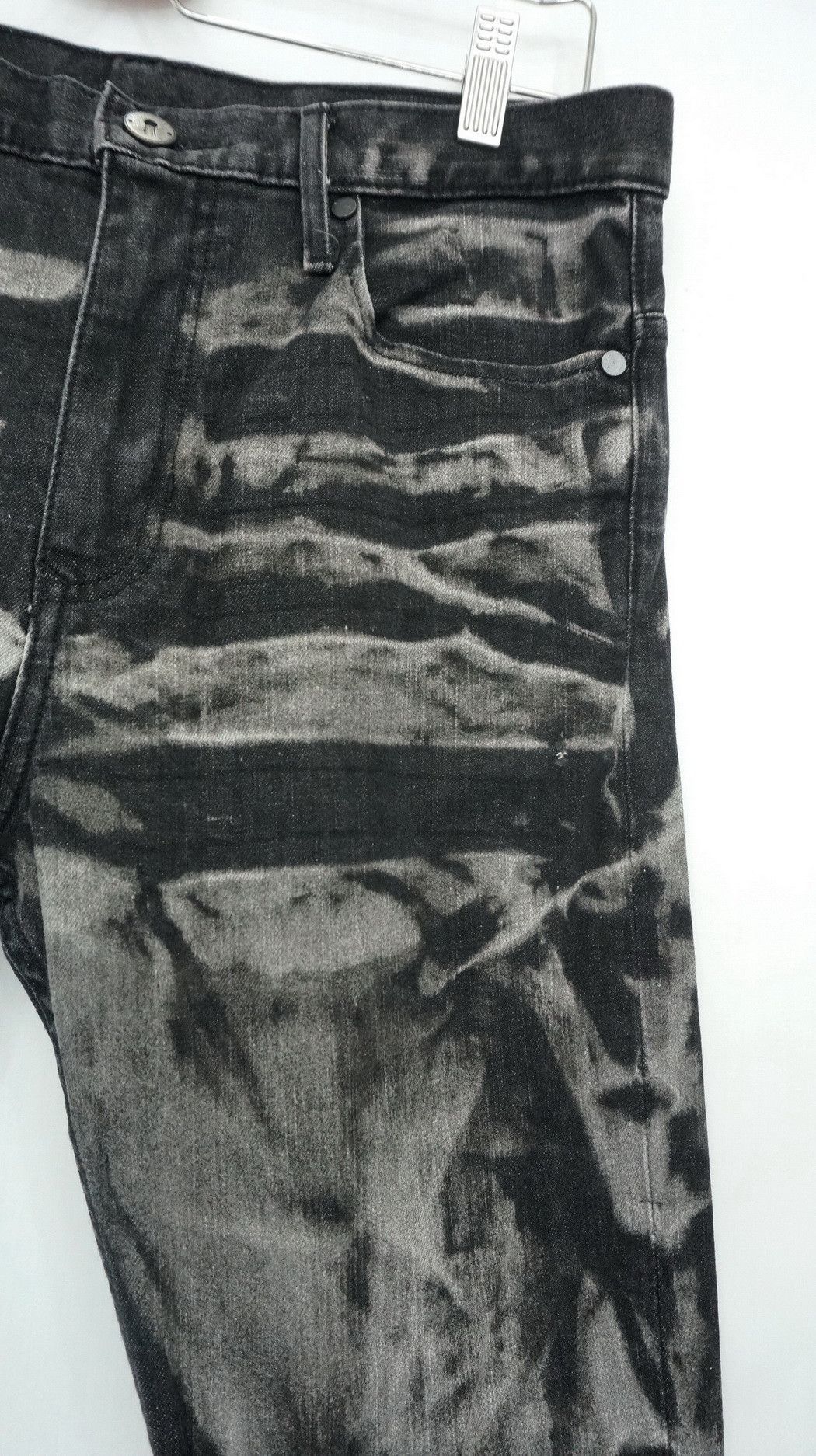 Japanese Brand Rare! THVM Designer Ishi Glinsky Dark Wash Skinny Jeans Size US 29 - 4 Thumbnail