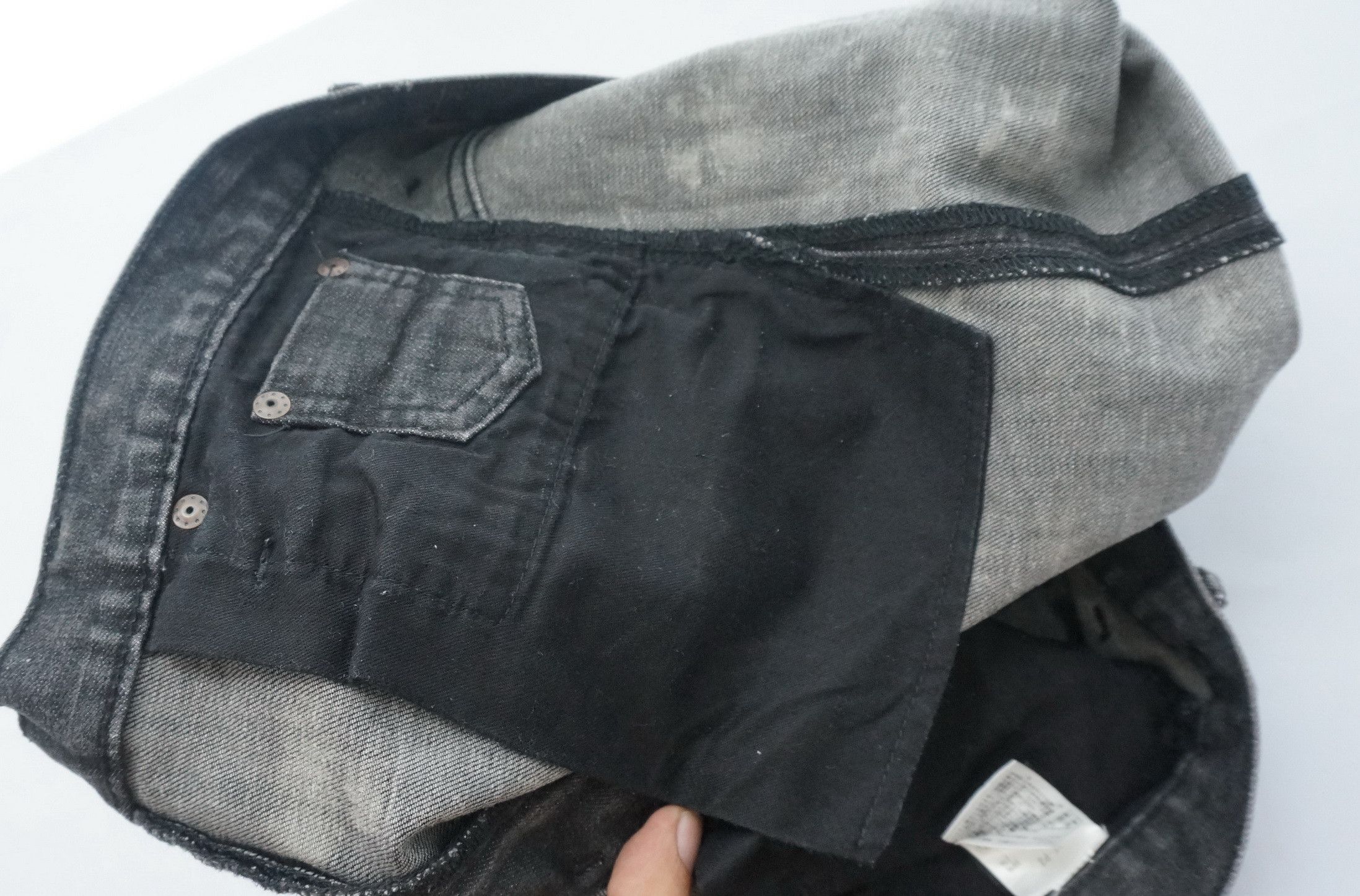 Japanese Brand Rare! THVM Designer Ishi Glinsky Dark Wash Skinny Jeans Size US 29 - 21 Thumbnail