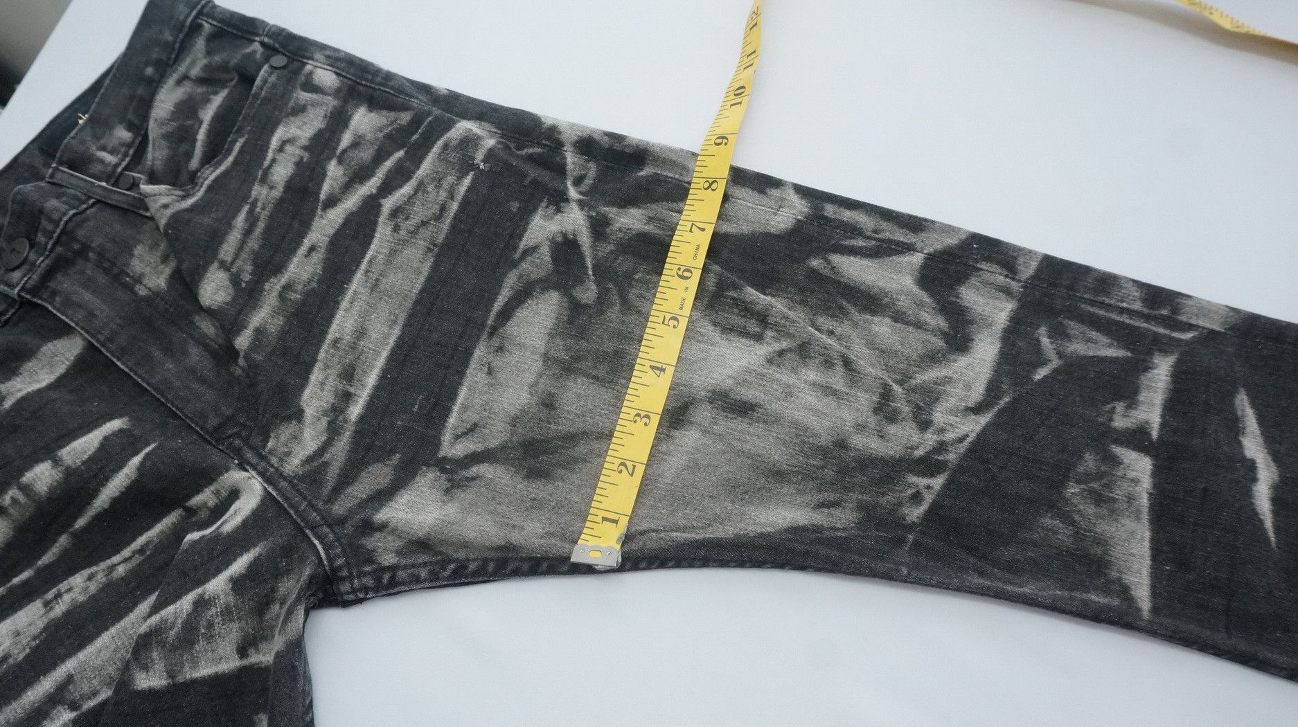 Japanese Brand Rare! THVM Designer Ishi Glinsky Dark Wash Skinny Jeans Size US 29 - 13 Thumbnail