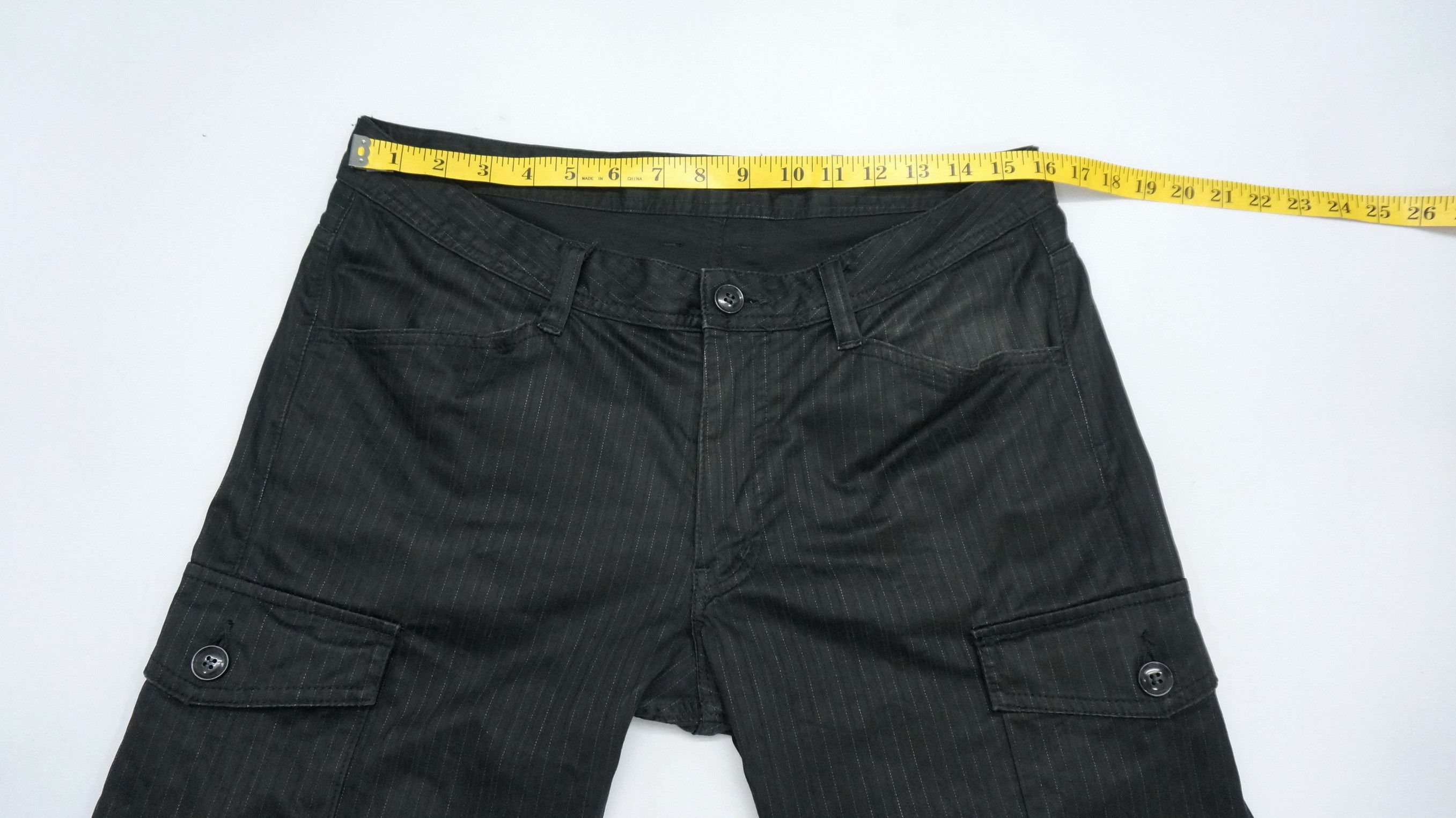 Japanese Brand 🔥Designer🔥 MENS BIGI Japan Lowrise Flared Cargo pants Size US 31 - 12 Thumbnail